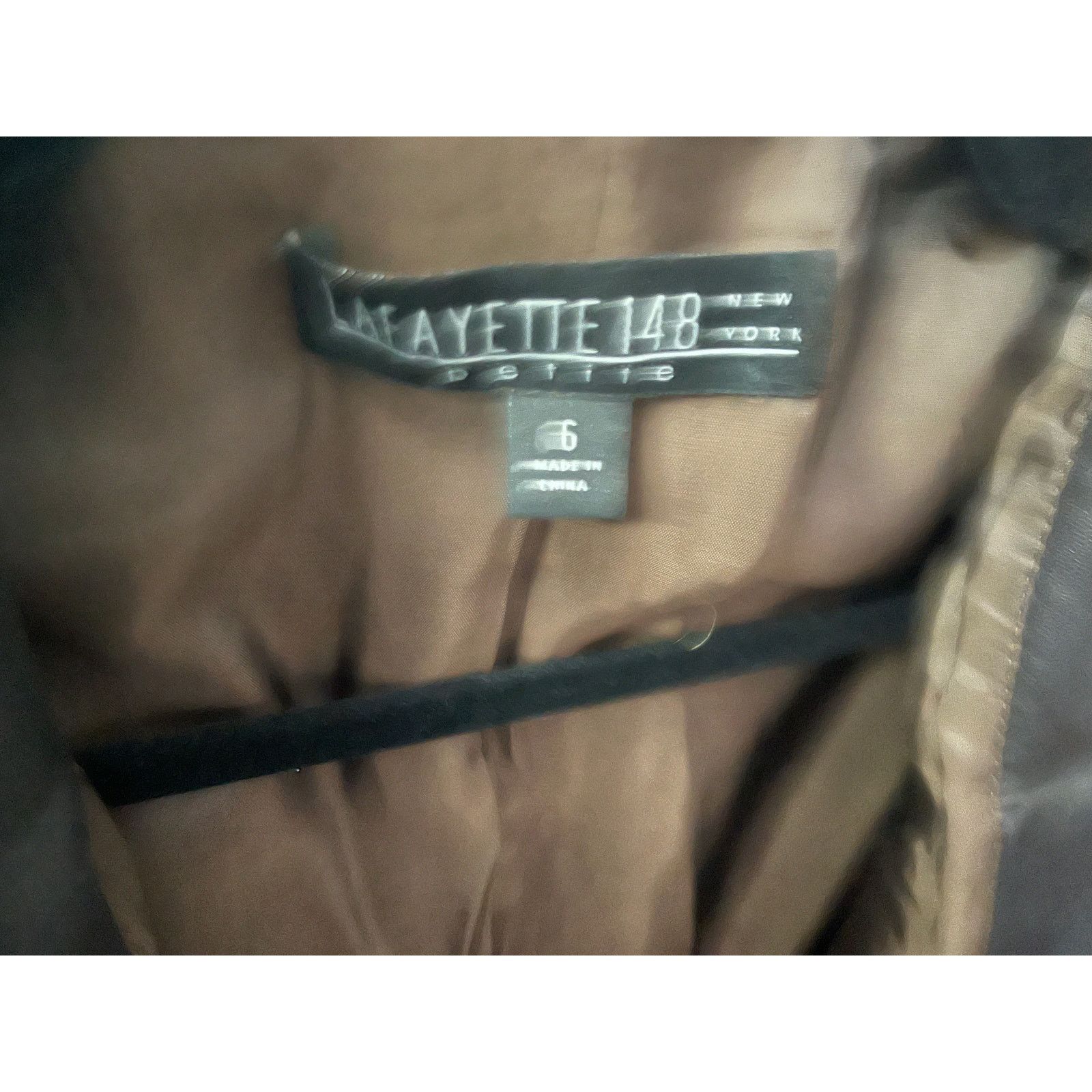 Lafayette 148 Lafayette 148 Alpaca Wool Blazer, Leather Collar - Small Size S / US 4 / IT 40 - 3 Thumbnail