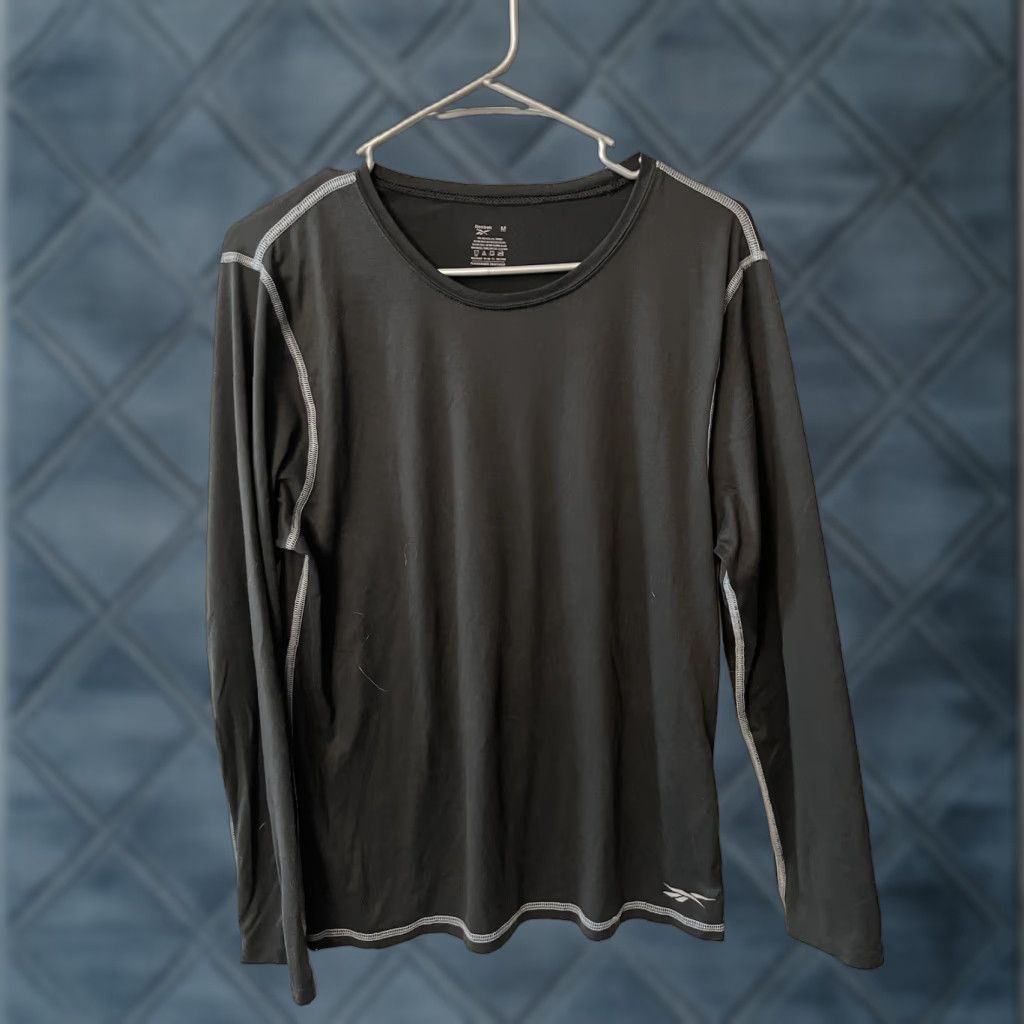Reebok Reebok Men's Long Sleeve Base Layer Compression Shirt Black M Size US M / EU 48-50 / 2 - 1 Thumbnail