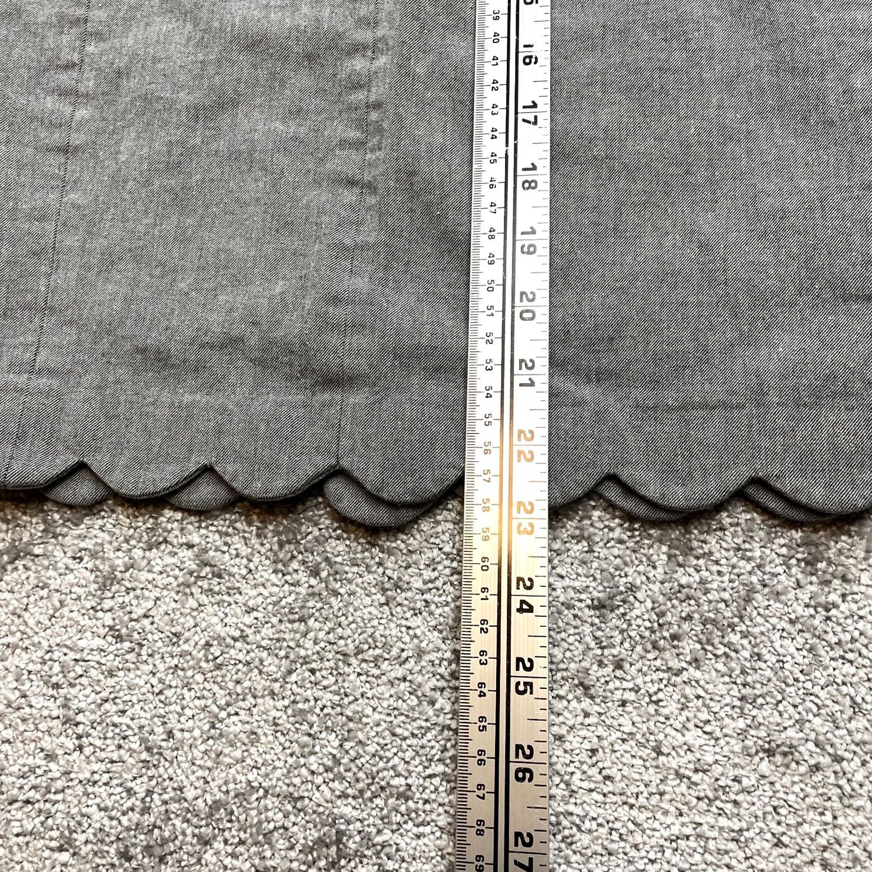 Banana Republic Banana Republic Skirt Women Knee Length Gray Zip Pencil Straight 2 Slim Casual Workwear Vintage No N/A Size 26" / US 2 / IT 38 - 3 Thumbnail