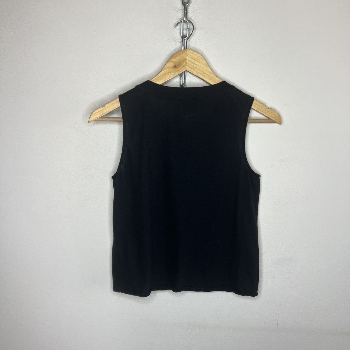 Chanel Chanel Cotton Black Blouse Top Vintage Classic Luxury Size XS / US 0-2 / IT 36-38 - 9 Thumbnail