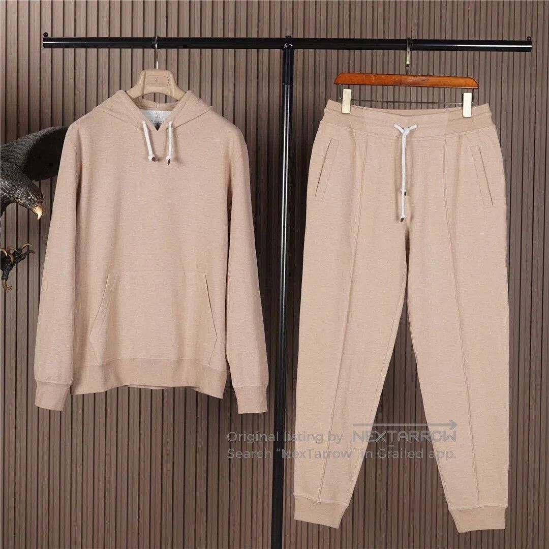 Brunello Cucinelli Cotton Hoodie Set.