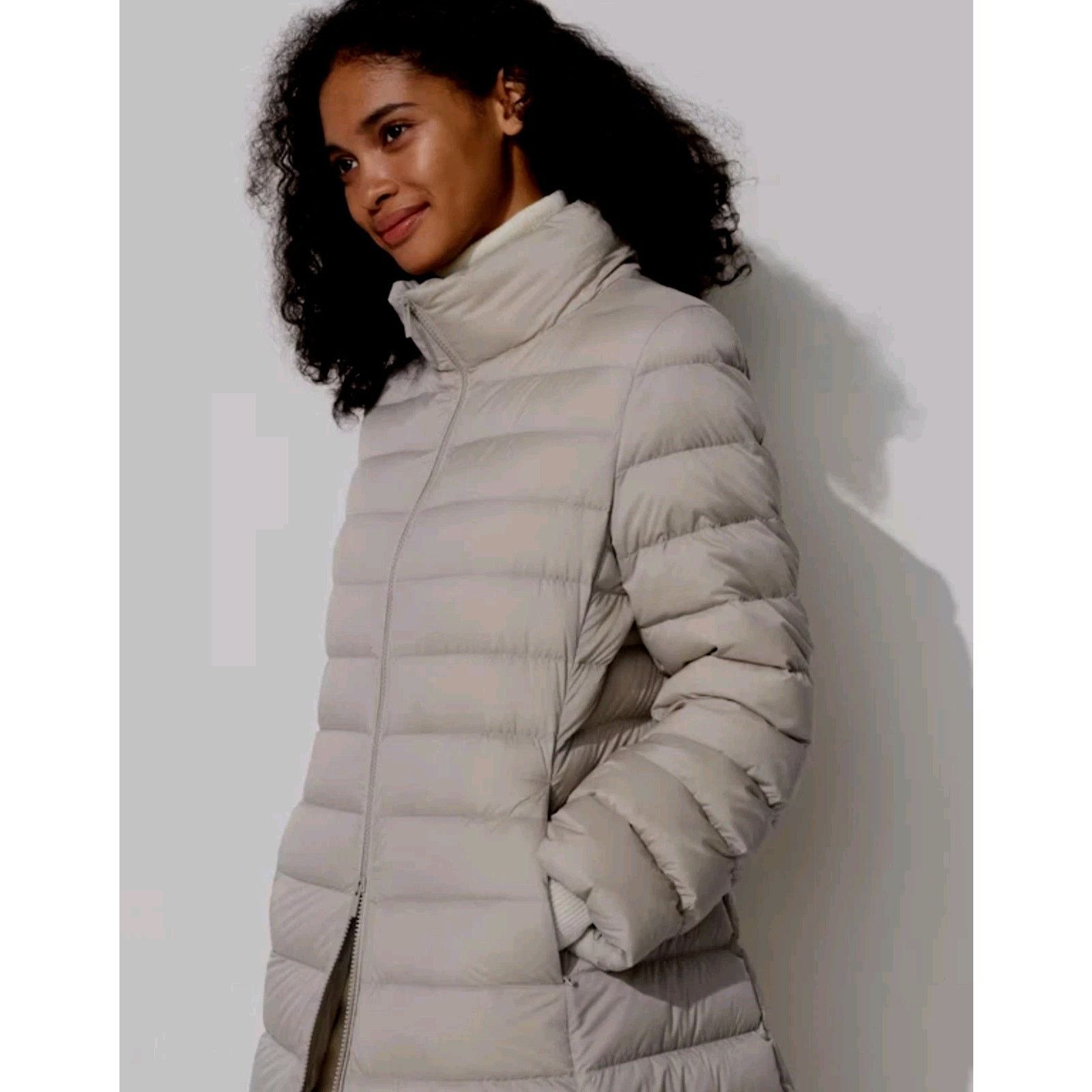 Uniqlo Uniqlo Ultra Light Down Coat Womens Hooded Long Full Zip Size XS / US 0-2 / IT 36-38 - 3 Thumbnail