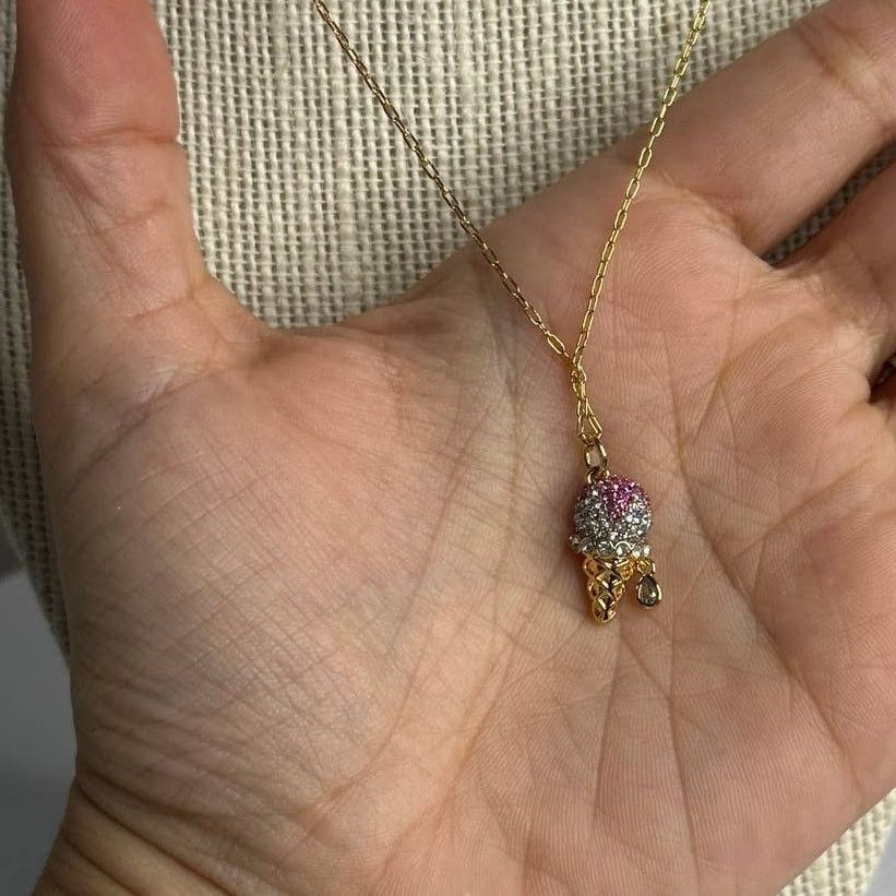 Kate Spade Kate Spade New York Ice Cream Sundae Mini Pendant Necklace Size ONE SIZE - 5 Thumbnail