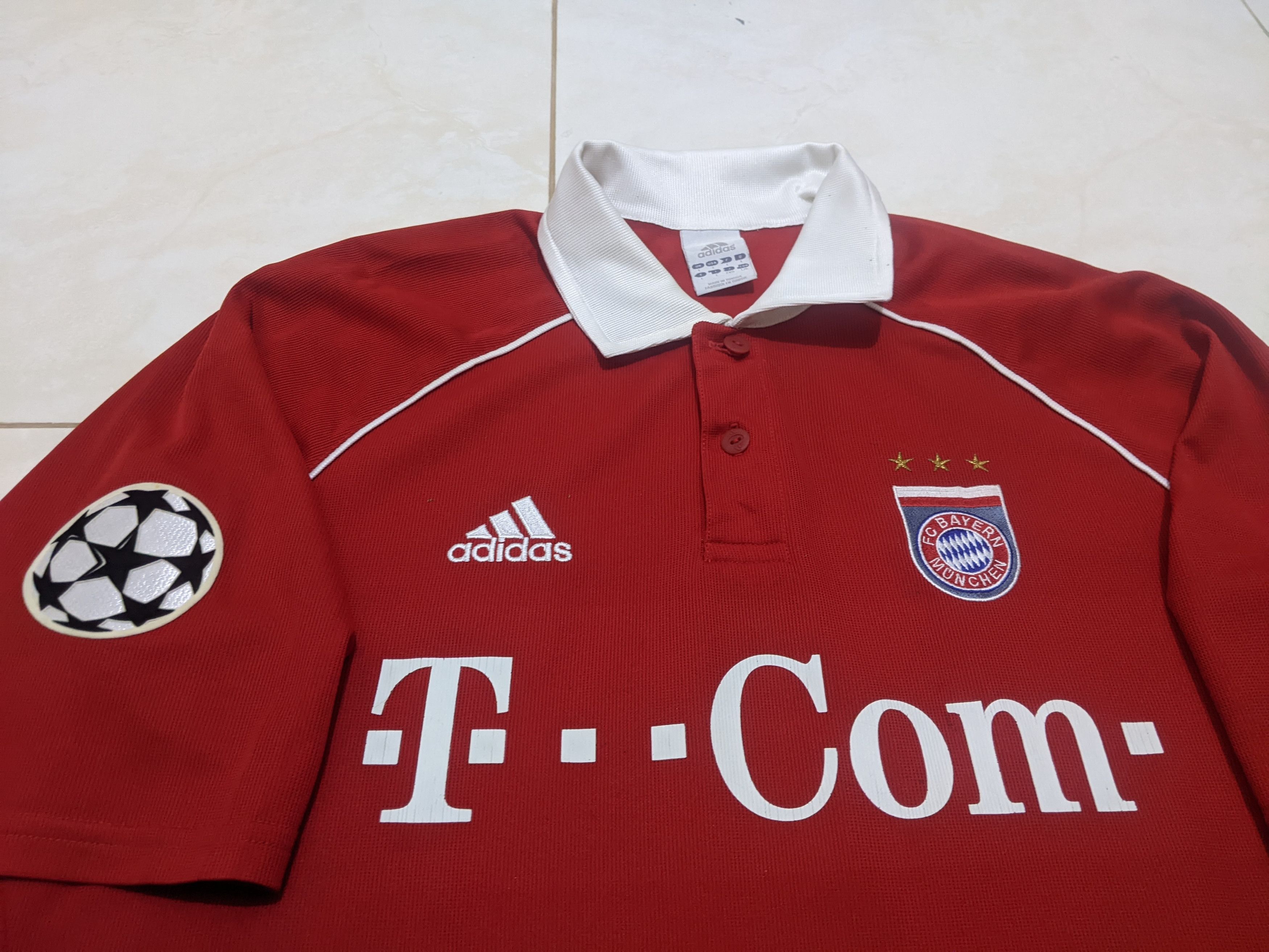 Adidas Bayer Munchen 2005-06 home makay Jersey football shirt Size US L / EU 52-54 / 3 - 4 Thumbnail