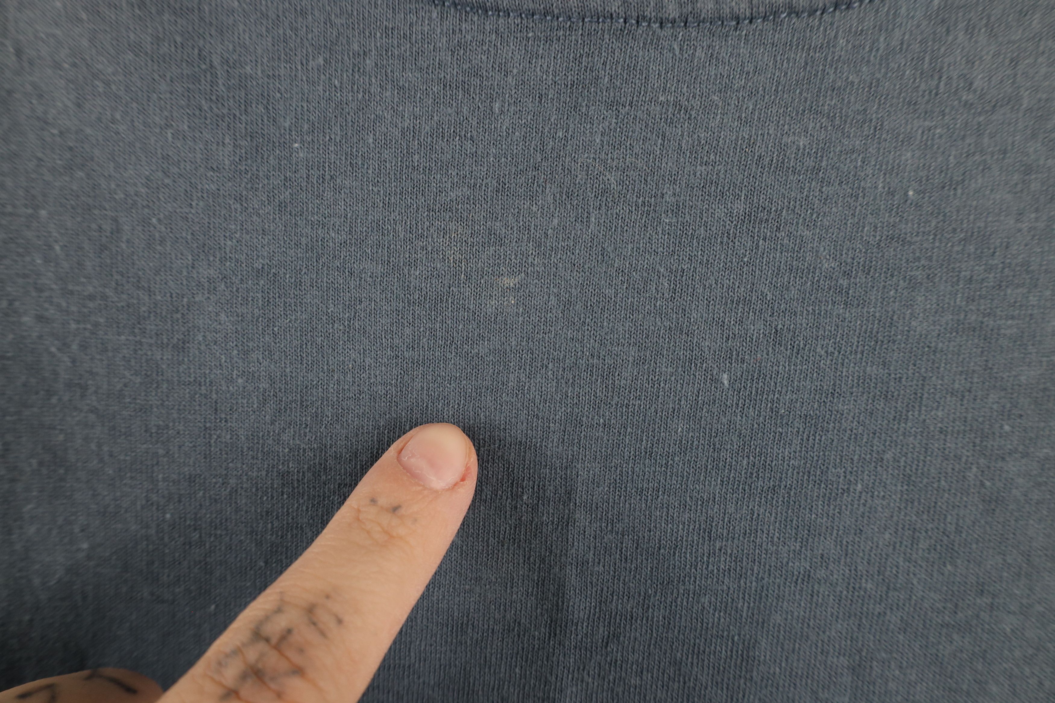 Vintage Vintage 90s Streetwear Blank Cropped Fit Pocket T-Shirt Size M / US 6-8 / IT 42-44 - 4 Thumbnail