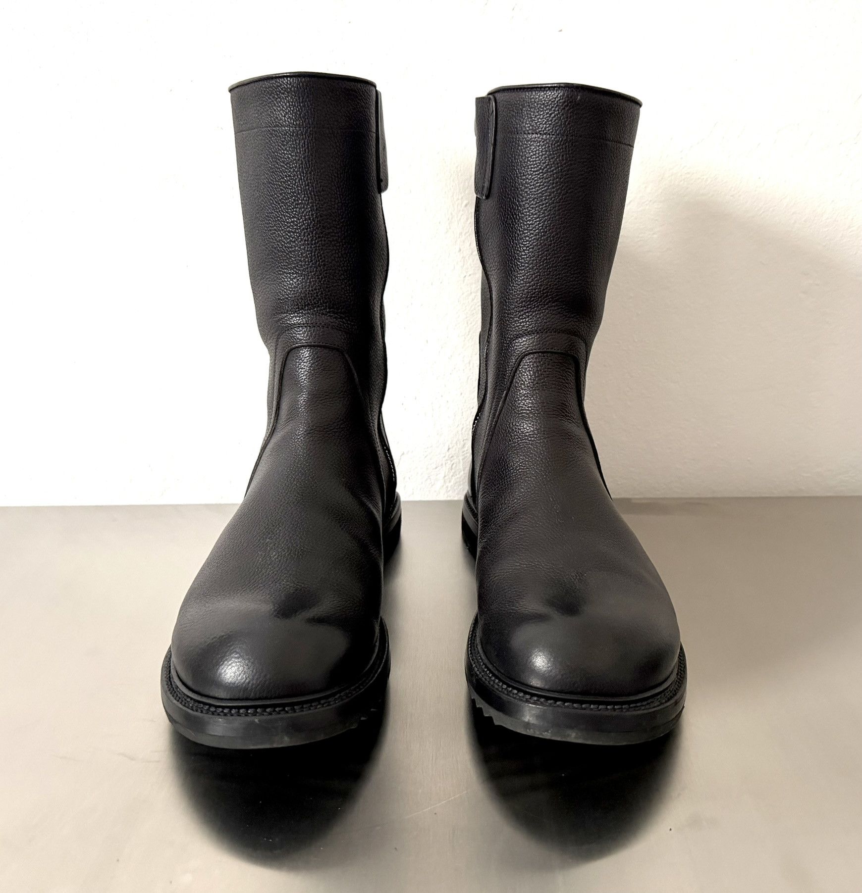 Rick Owens Rick Owens Black Leather Zip Boots EU44 / UK10 Size US 11 / EU 44 - 2 Thumbnail