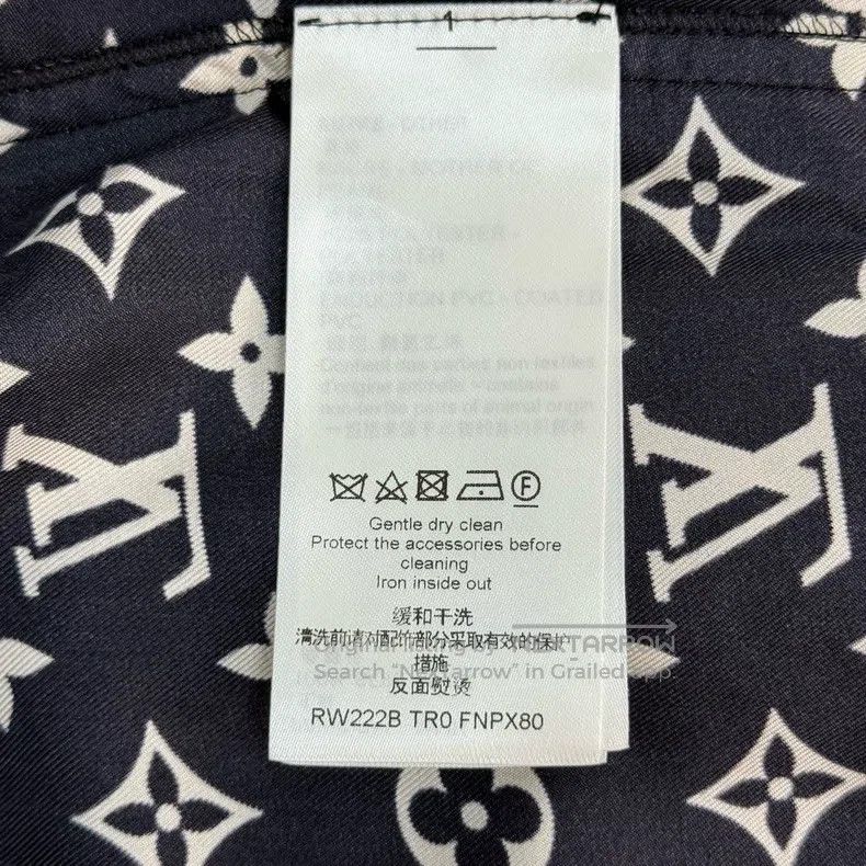 Louis Vuitton Louis Vuitton Black presbyopic full-print silk trousers Size US 36 / EU 52 - 6 Thumbnail