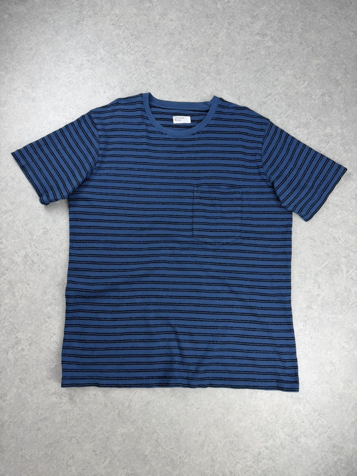Universal Works Universal Works Striped Organic Cotton T Shirt Size L Size US L / EU 52-54 / 3 - 1 Thumbnail