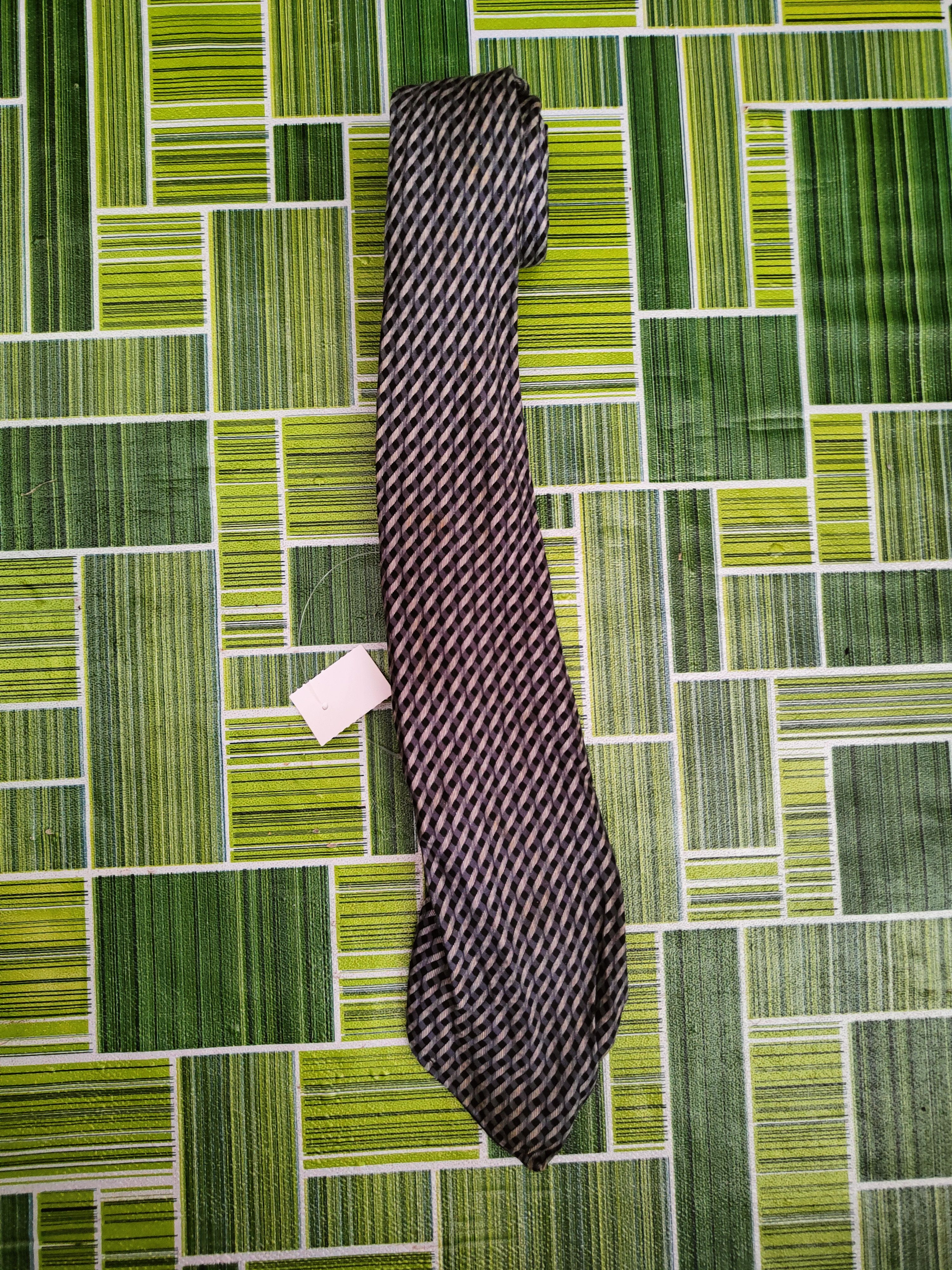 Hermes Hermes Dark Gray Ties #S2898 Size ONE SIZE - 1 Thumbnail