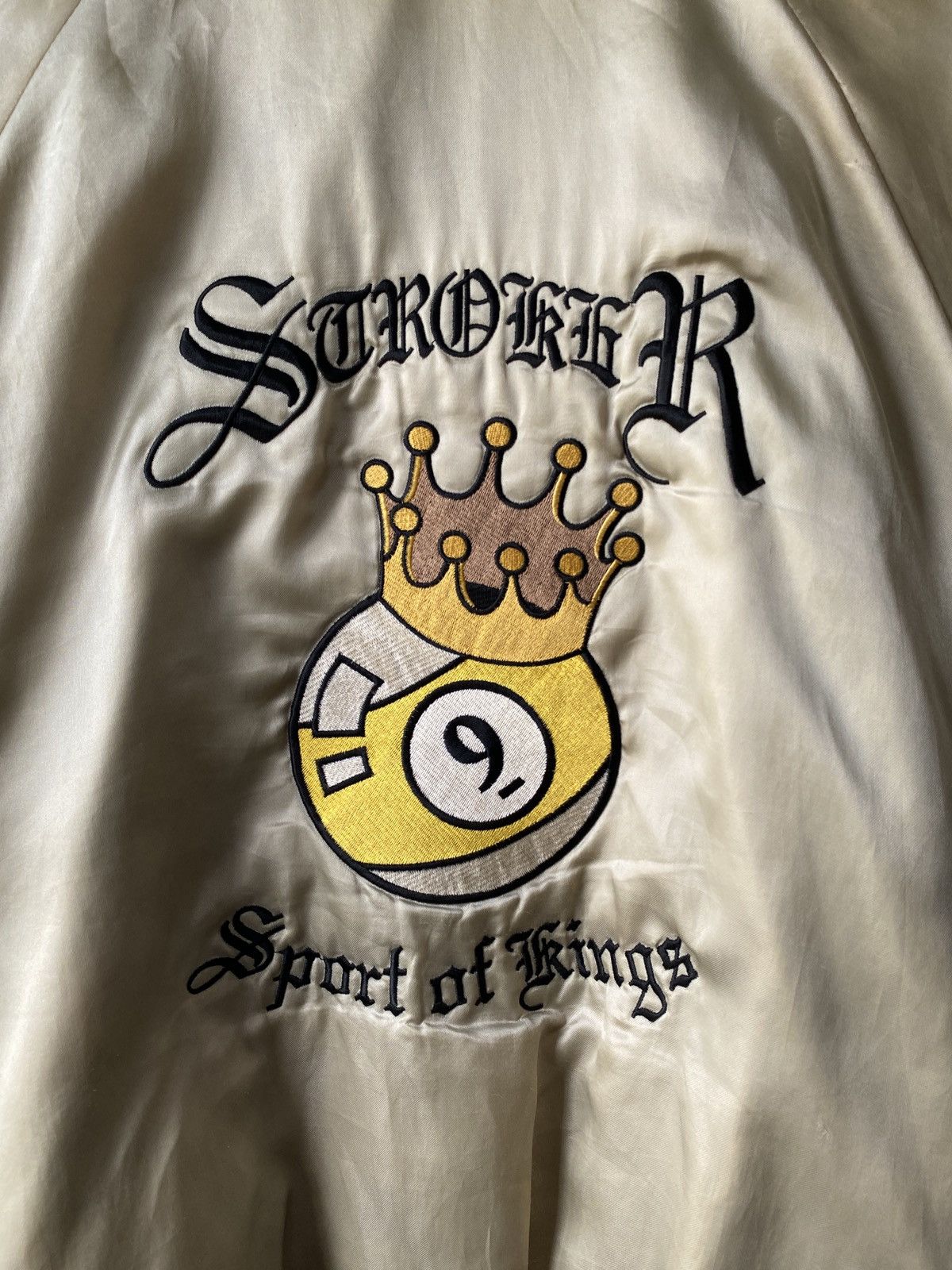 Auburn Sportswear × Vintage 1980s - Vintage Stroker 9 Sport Of King Distressed Jacket Size US L / EU 52-54 / 3 - 17 Thumbnail