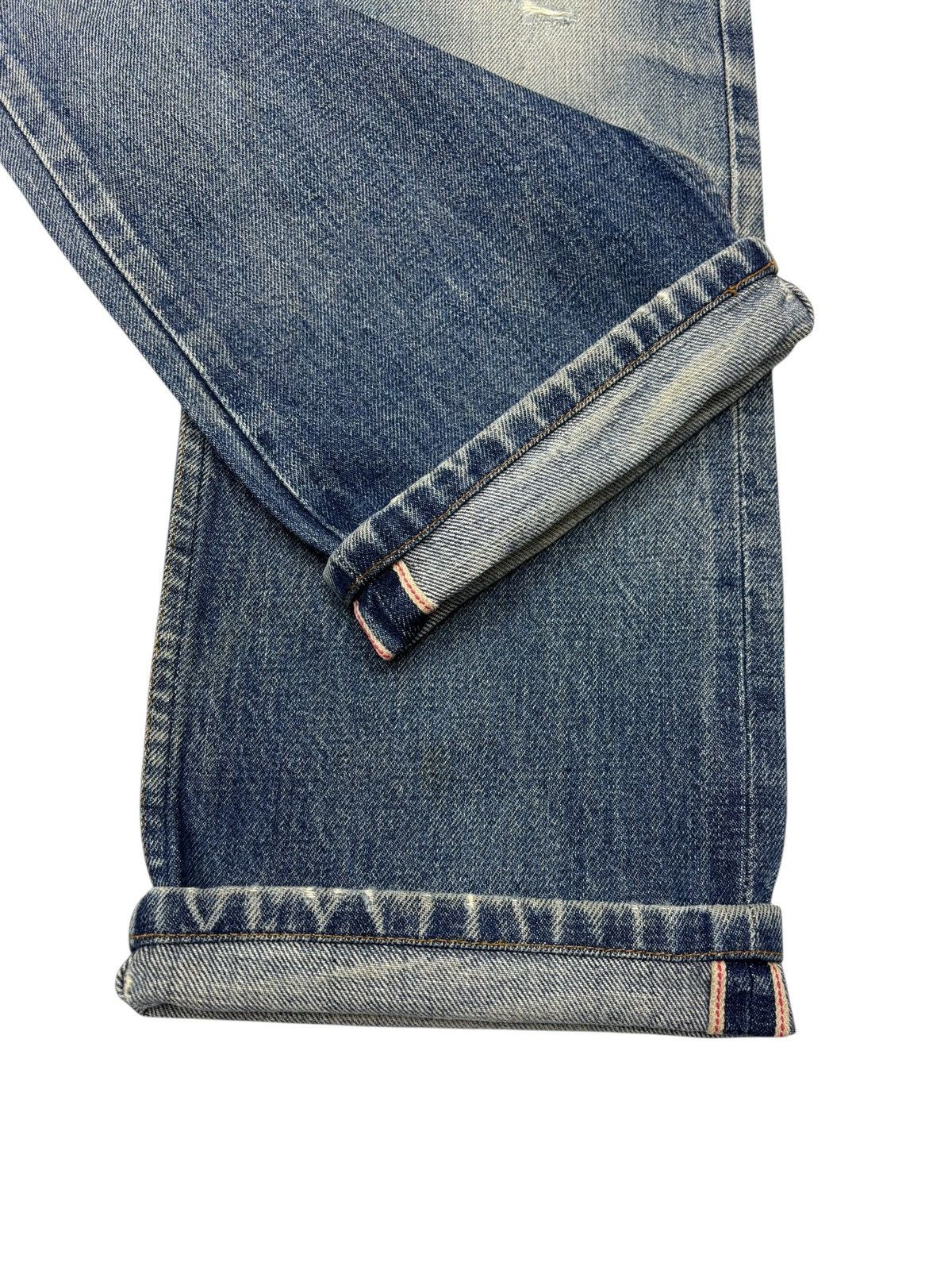 A.P.C. A.P.C Selvedge Distressed Repair Jeans Size US 32 / EU 48 - 3 Thumbnail