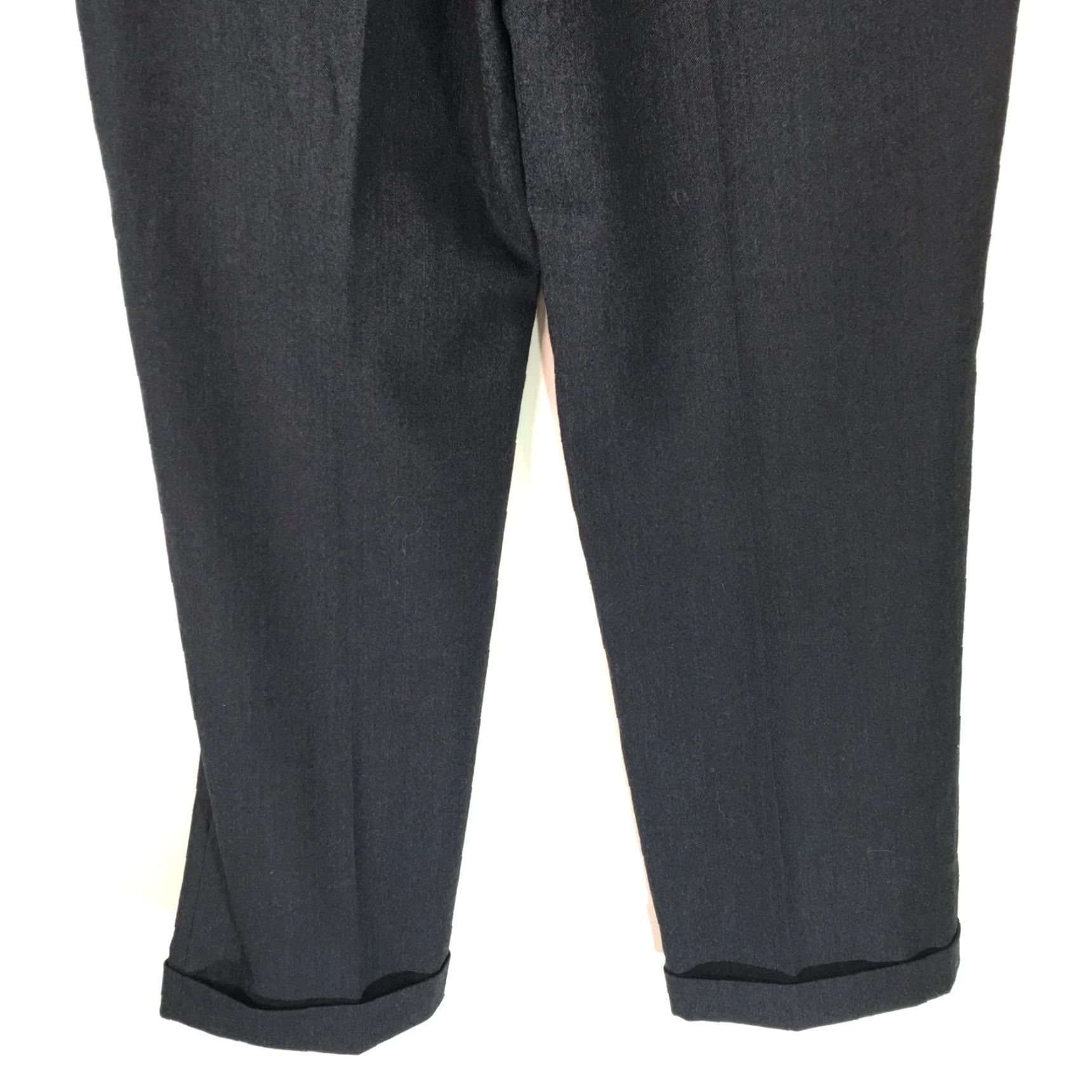 Joseph Abboud VINTAGE Joseph Abboud Men’s Dress Pants Size 38X32 Black High Rise Straight Fit Casual Formal Size US 38 / EU 54 - 5 Thumbnail
