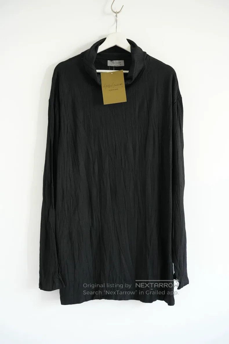 Yohji Yamamoto Yohji Yamamoto 24aw pleated turtleneck wool long sleeve T- Size US L / EU 52-54 / 3 - 1 Thumbnail