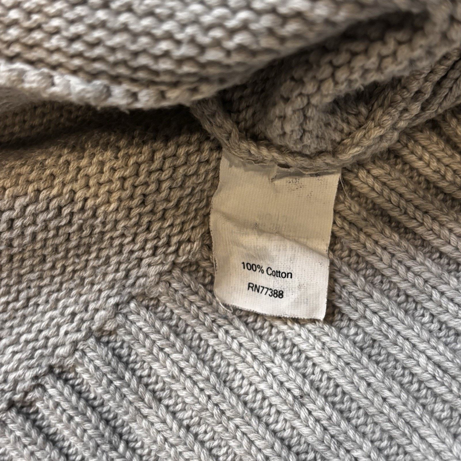 J.Crew J. Crew Beige Shawl Collar Cardigan Covered Buttons Small Size S / US 4 / IT 40 - 4 Thumbnail