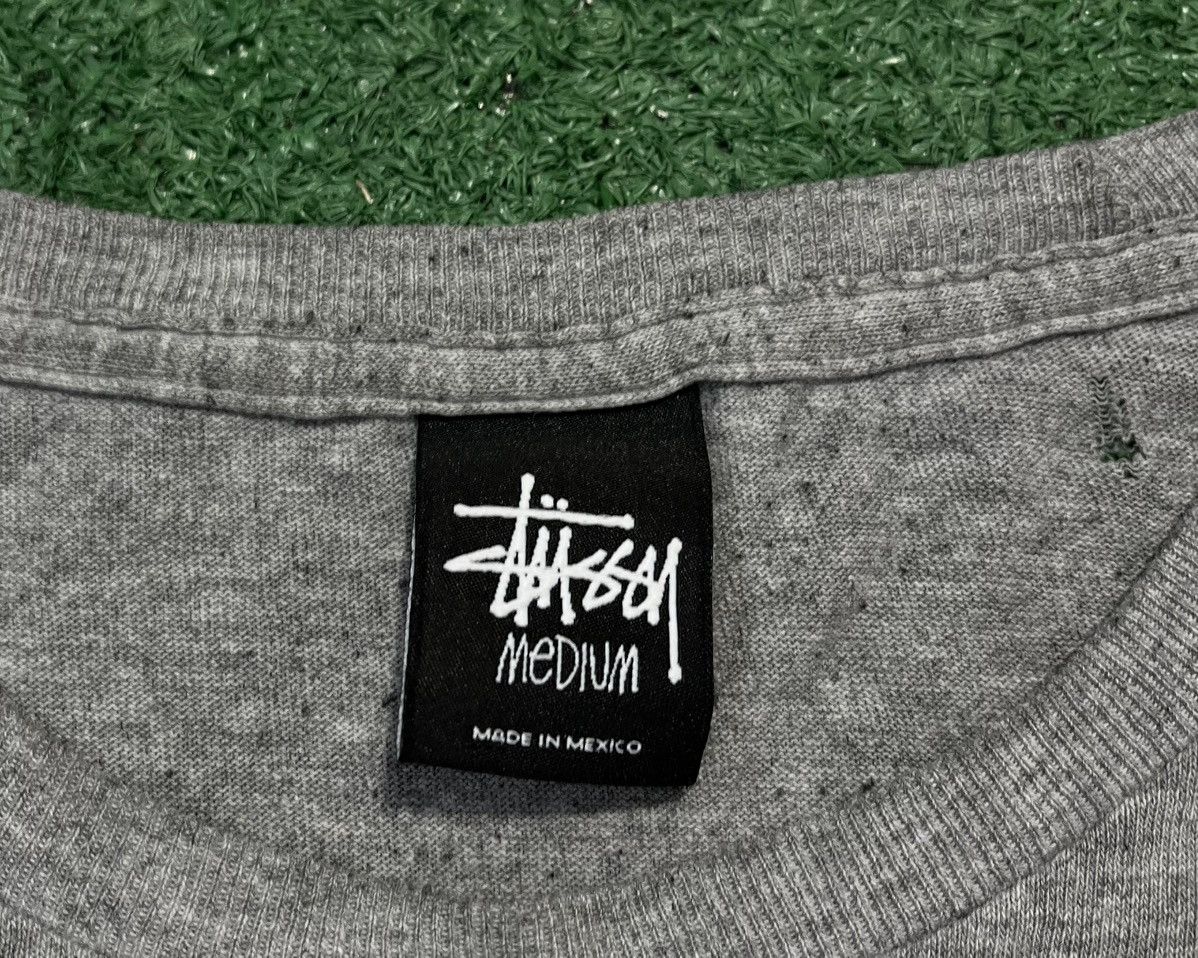 Stussy × Vintage Stussy Tee Vintage Grey Made in Mexico Size US M / EU 48-50 / 2 - 4 Thumbnail