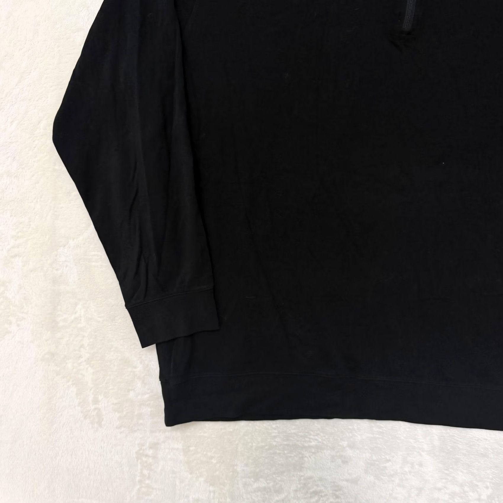 Polo Ralph Lauren Polo Ralph Lauren Sweatshirt 3XLT Black Jersey Logo 1/4 Zip Mens Pullover Mock Neck Long Sleeve Zip Neck Sportswear Shirt Size US XXL / EU 58 / 5 - 7 Thumbnail