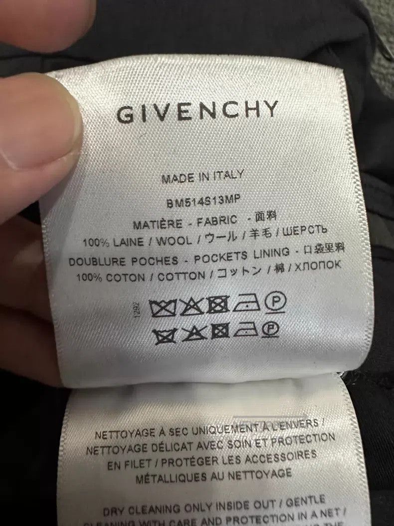 Givenchy Givenchy Black Wool Trousers Size US 34 / EU 50 - 6 Thumbnail