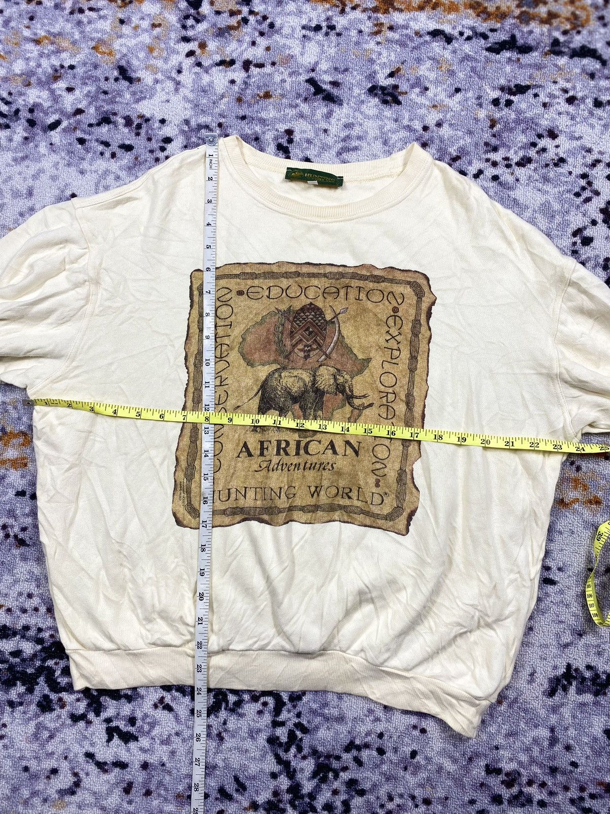 Beauty Beast × Japanese Brand × Vintage Vintage Huntig World Sweatshirt Cropped Size US S / EU 44-46 / 1 - 8 Thumbnail