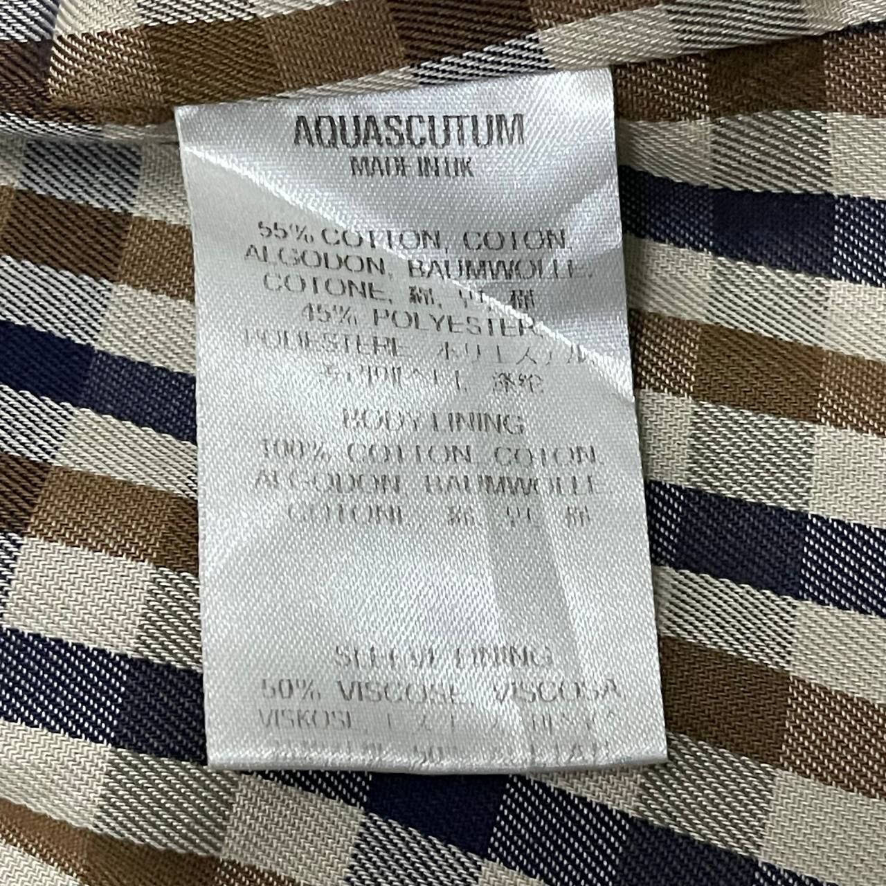 Aquascutum Vintage Aquascuntum London Trench Coat Checkered Size US L / EU 52-54 / 3 - 13 Thumbnail