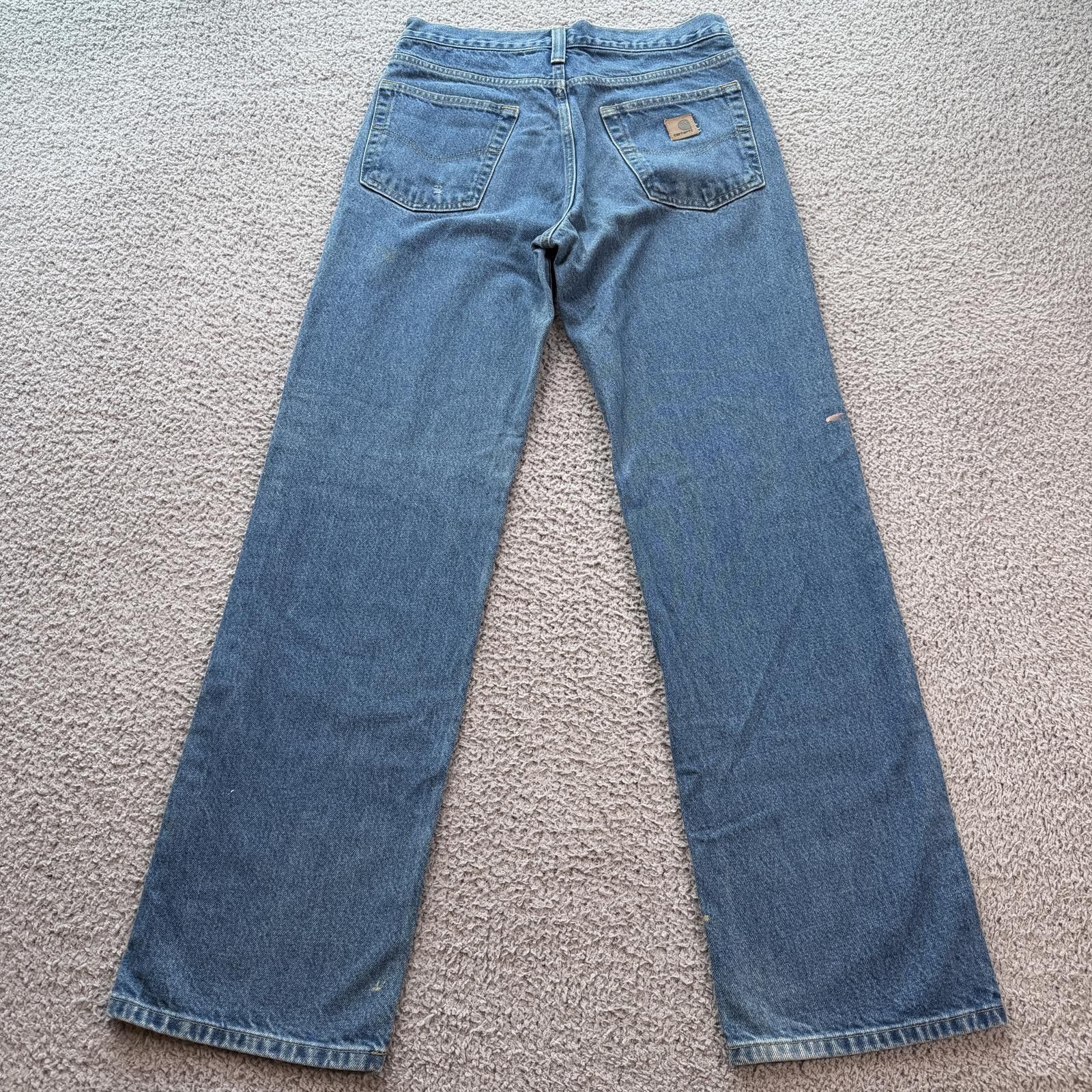 Carhartt Carhartt Relaxed Fit Denim Work Jeans 30x32 B460 DVB Paint Size US 30 / EU 46 - 2 Thumbnail