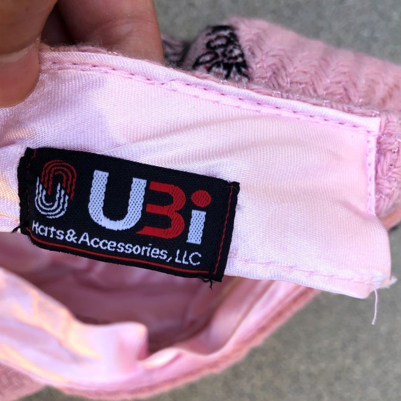 Pinko VINTAGE UBI Hats Floral Newsboy Hat Women's One Size Pink Cap Woven Size ONE SIZE - 6 Thumbnail