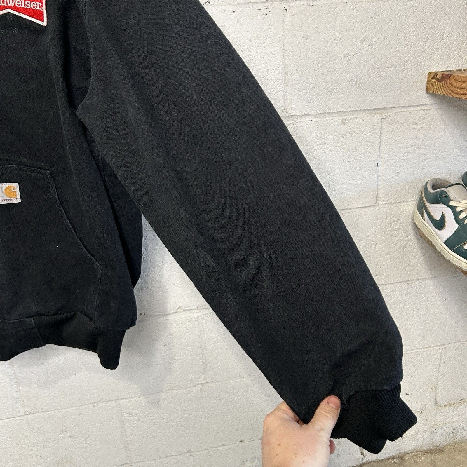 Carhartt Carhartt Thermal Hooded Active Jacket “Black” Budweiser J131 Size US XL / EU 56 / 4 - 9 Thumbnail