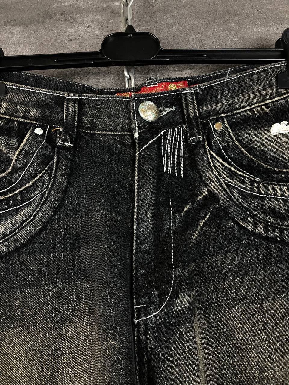 Japanese Brand Vintage Denim Jeans Japanese Crazy Distressed Faded Pants Size US 32 / EU 48 - 5 Thumbnail