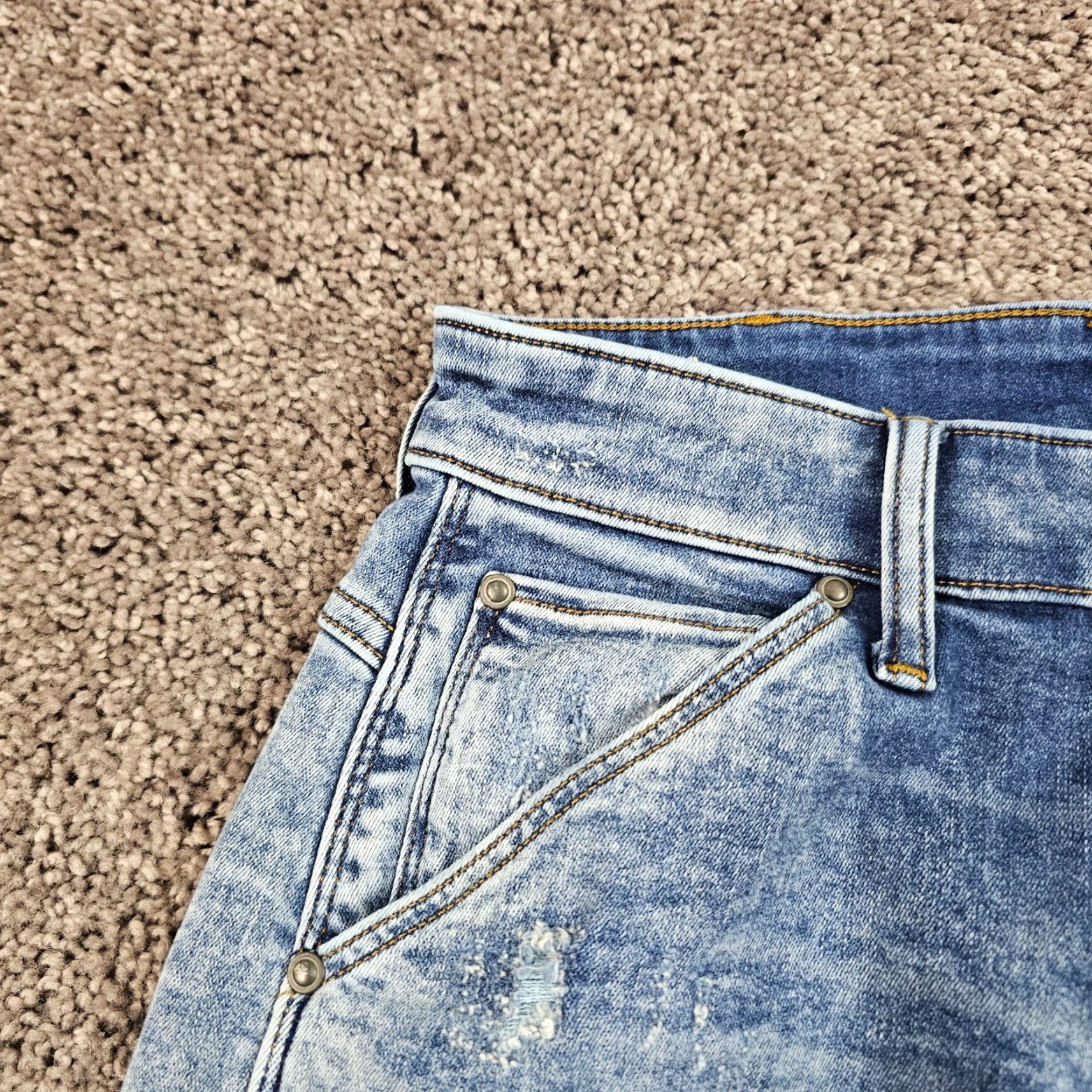 G-Star G-Star Raw 5620 3D Skinny Jeans Men 28x32 Low Rise Acid Wash Stretch Denim Blue Size US 26 / EU 42 - 3 Thumbnail