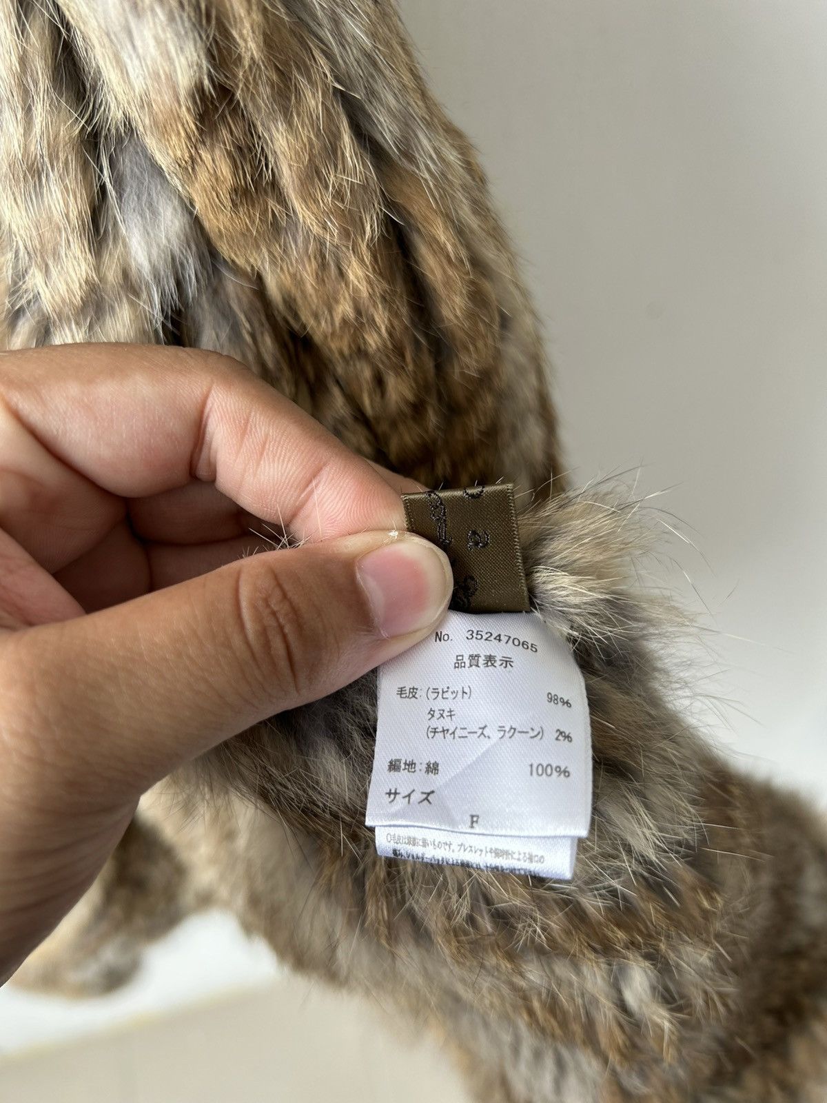 GOA GOA Fur Rabbit Vest Size US S / EU 44-46 / 1 - 24 Thumbnail