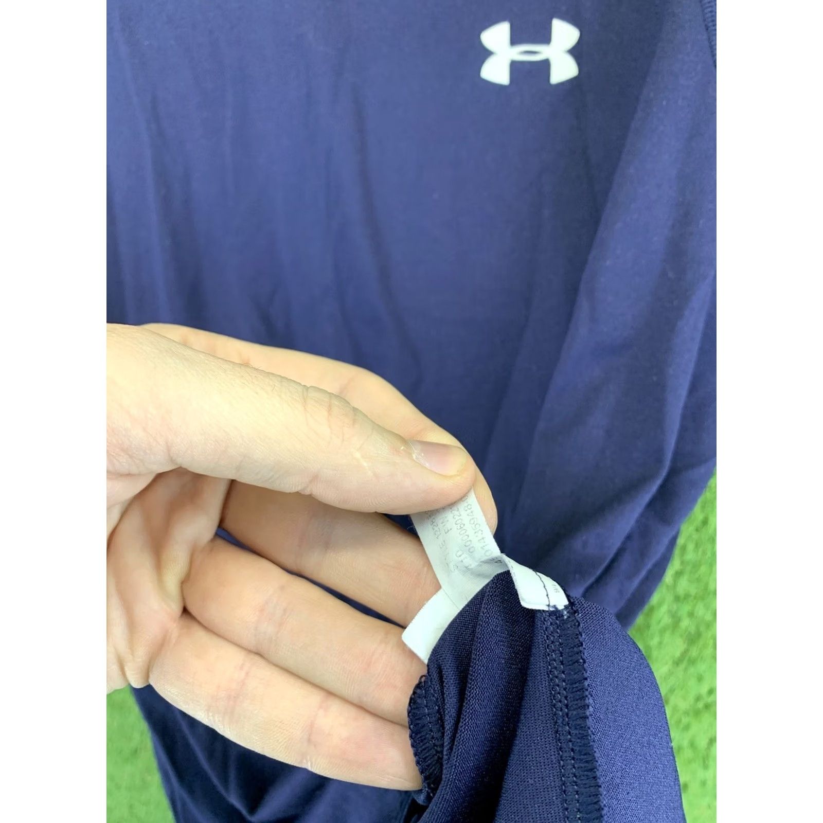 Under Armour Under Armour Mens Training Compression Jersey T-Shirt Navy Blue XS Size US L / EU 52-54 / 3 - 6 Thumbnail