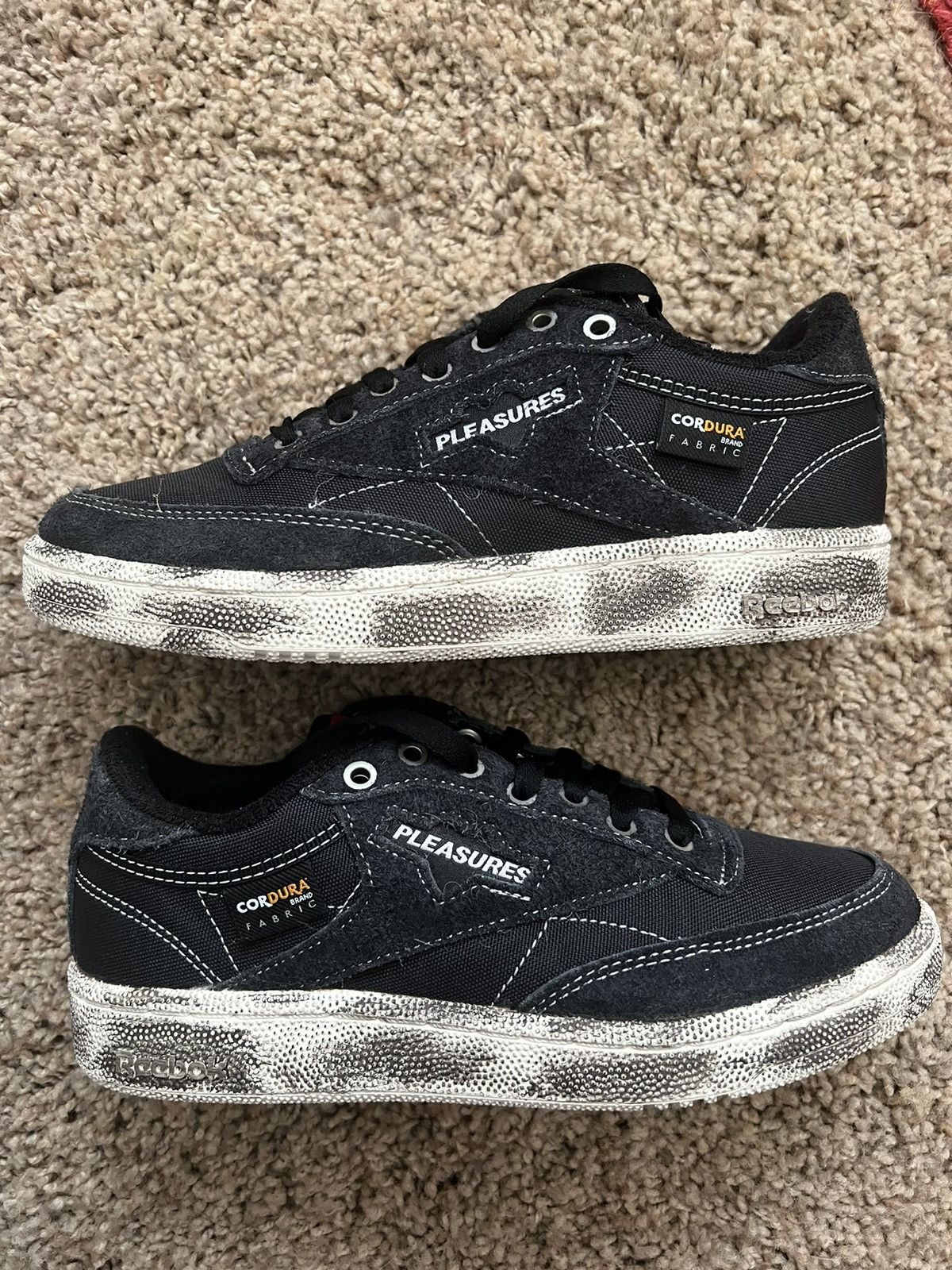 Pleasures × Reebok Pleasures X Reebok Club C 85 Size US 5 / IT 35 - 1 Thumbnail