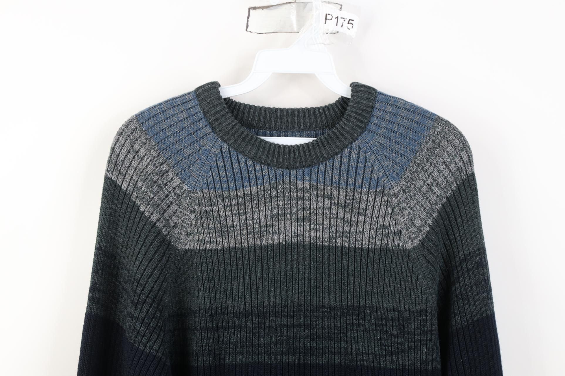 Vintage Vintage 90s Streetwear Block Ribbed Knit Sweater Stretch Size US S / EU 44-46 / 1 - 2 Thumbnail