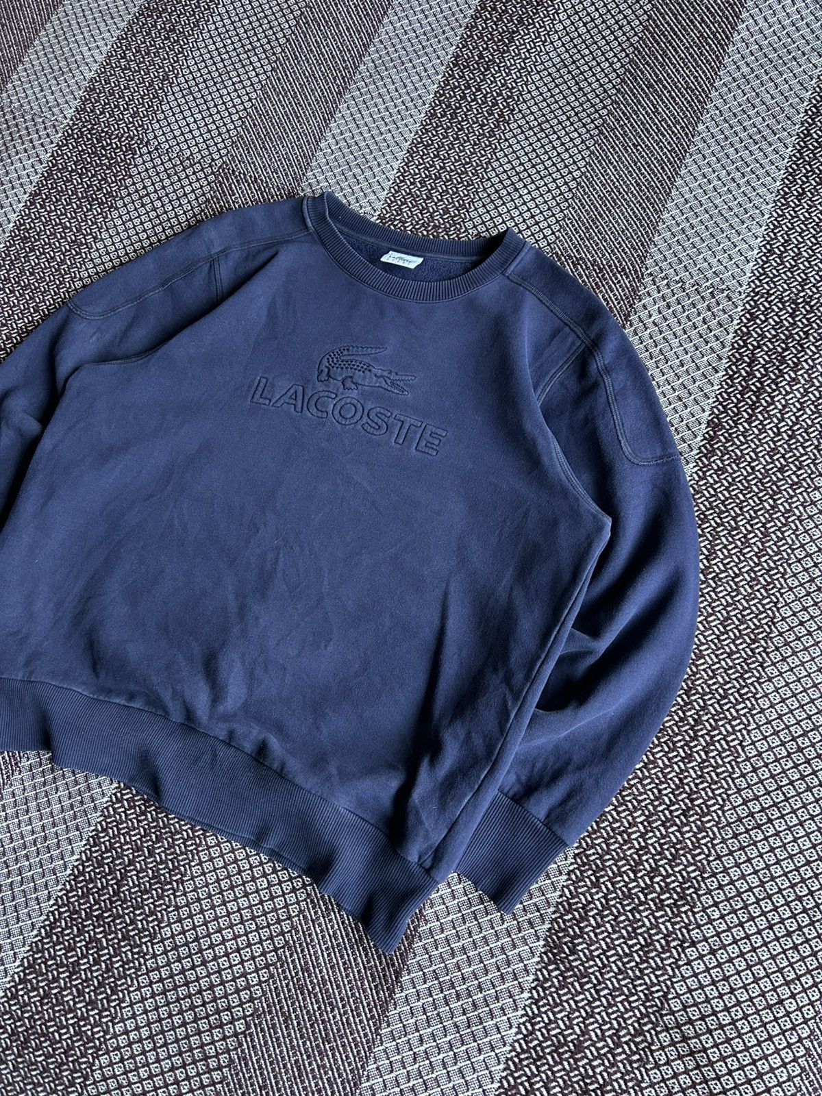 Lacoste × Vintage Vintage Lacoste Sport Big Logo Embroidered Sweatshirt SZ L/5 Size US L / EU 52-54 / 3 - 2 Thumbnail
