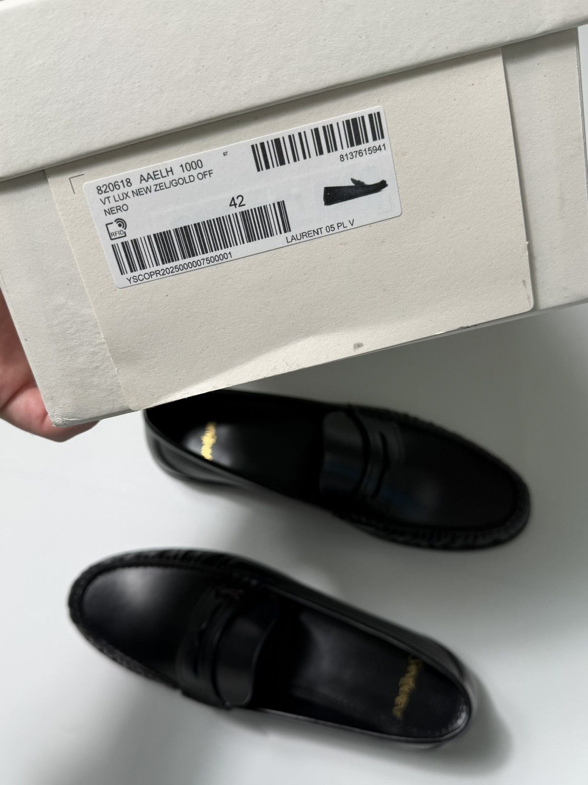 Saint Laurent Paris Saint Laurent YSL Smooth leather loafers Size US 9 / EU 42 - 12 Thumbnail