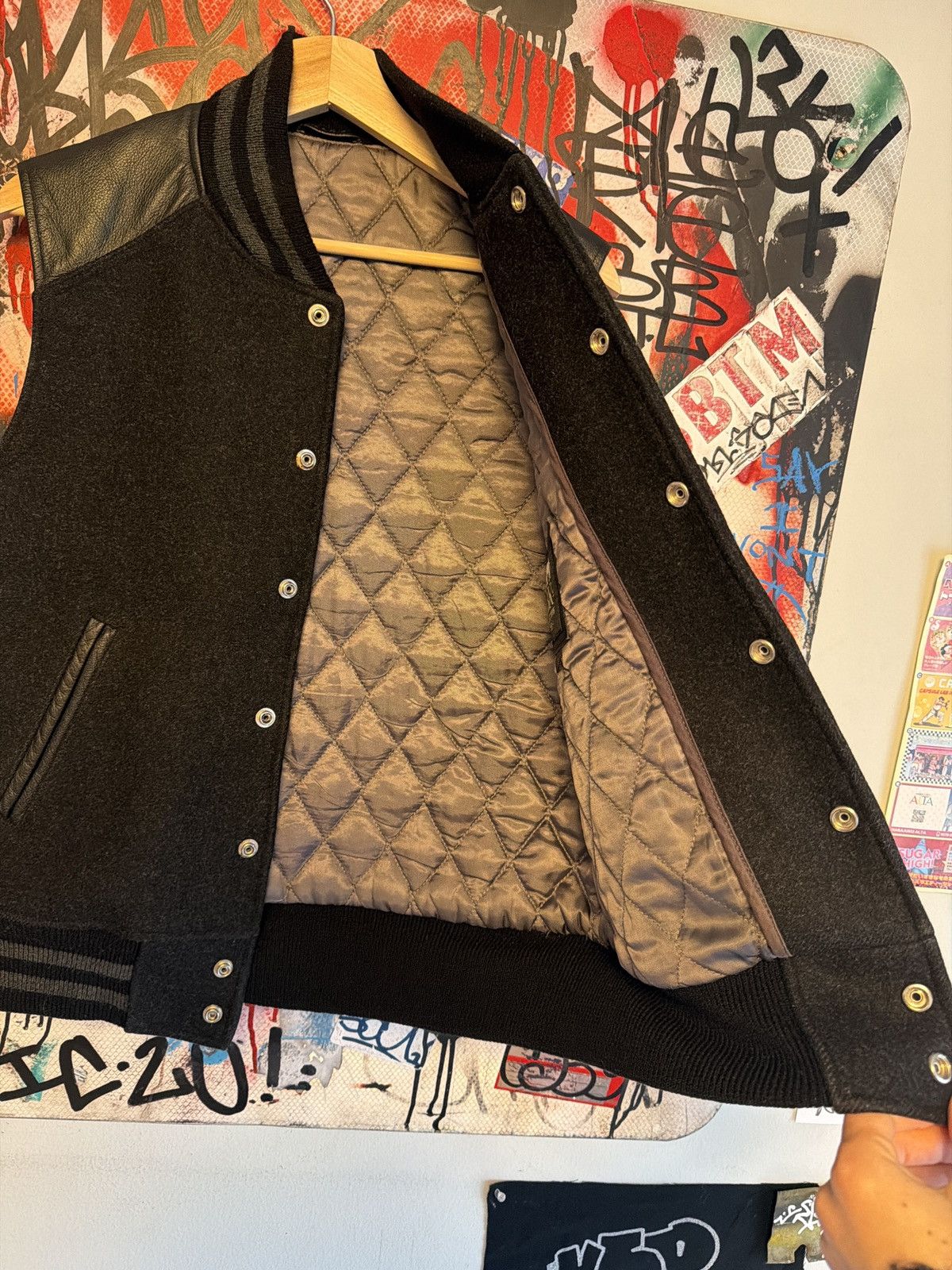 The Brooklyn Circus The Brooklyn Circus Varsity Vest Leather Wool Luxury Size US M / EU 48-50 / 2 - 5 Thumbnail