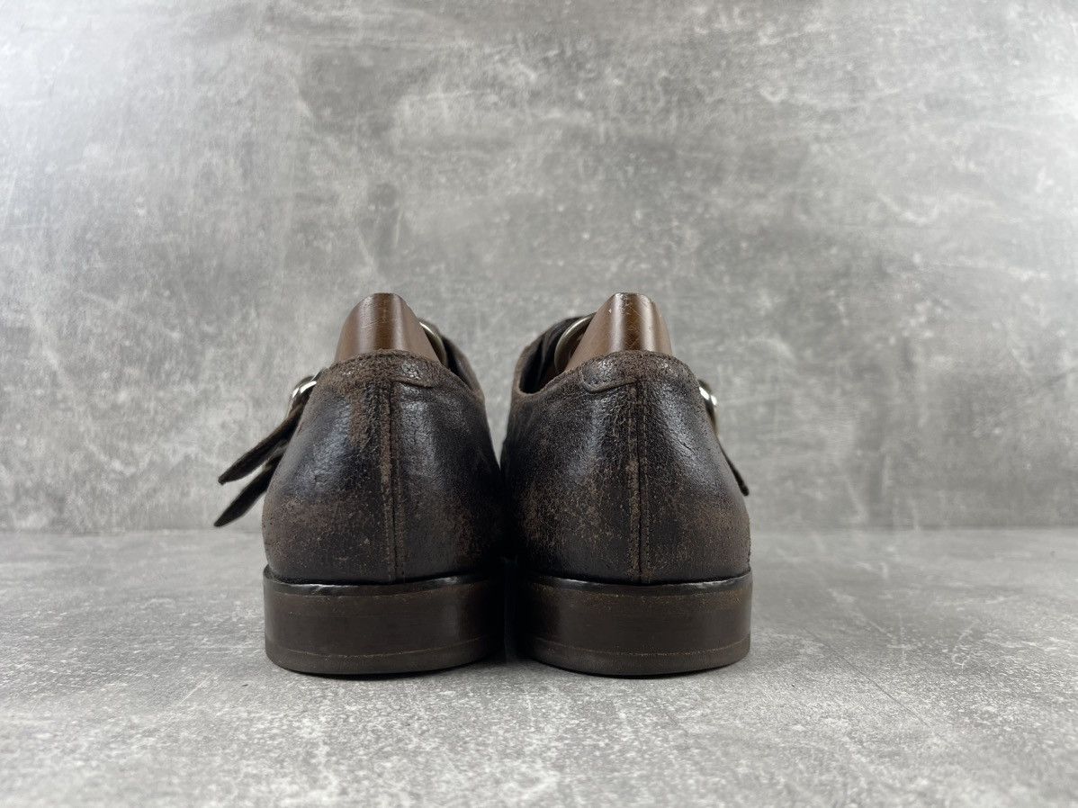 Officine Creative Officine Creative Distressed Leather Double Monk Strap Shoe Size US 8 / EU 41 - 6 Thumbnail