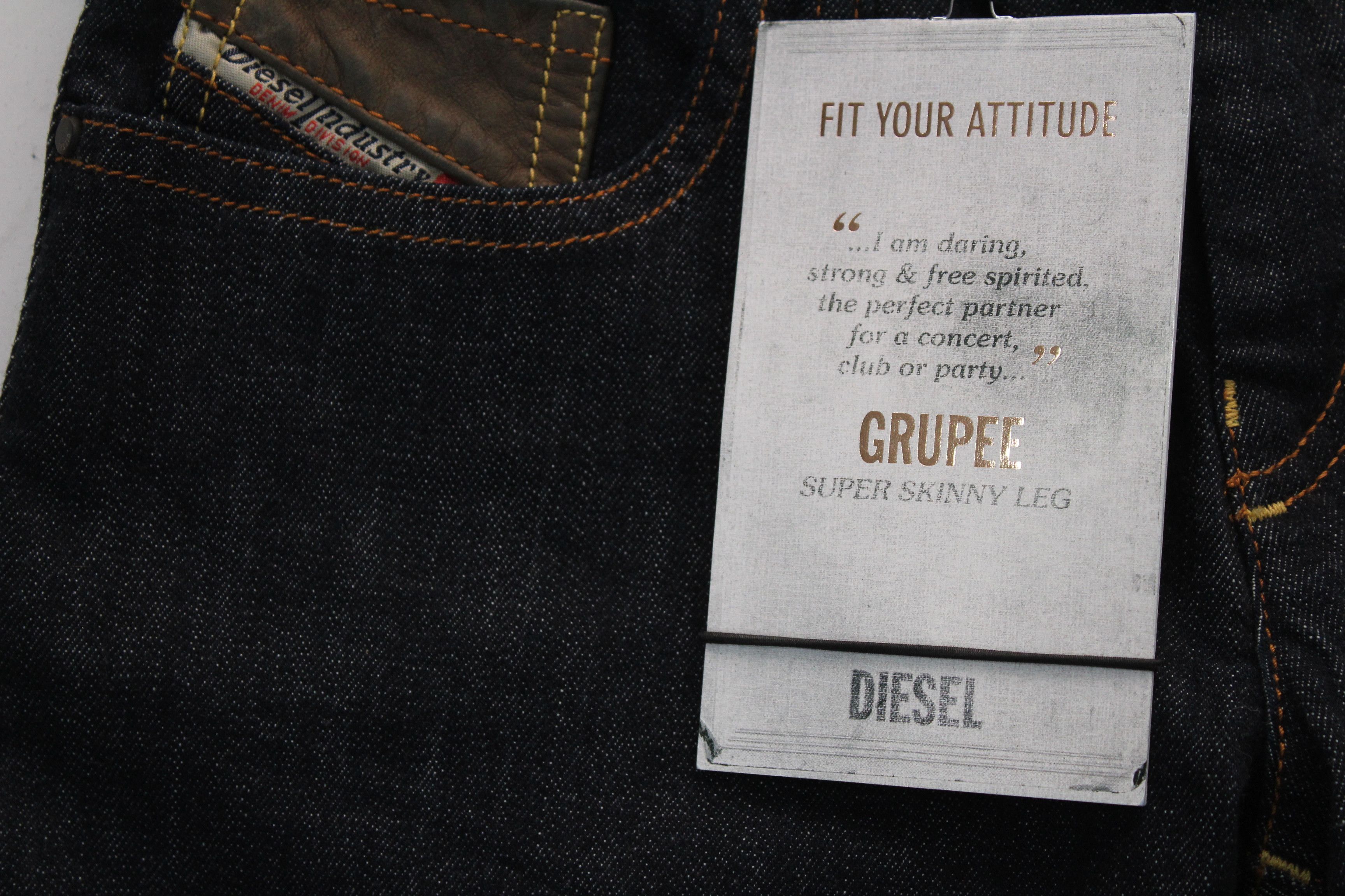 Diesel Diesel Jeans Womens Size 25/34 Новые Оригинал Size 25" / US 0 / IT 36 - 5 Thumbnail