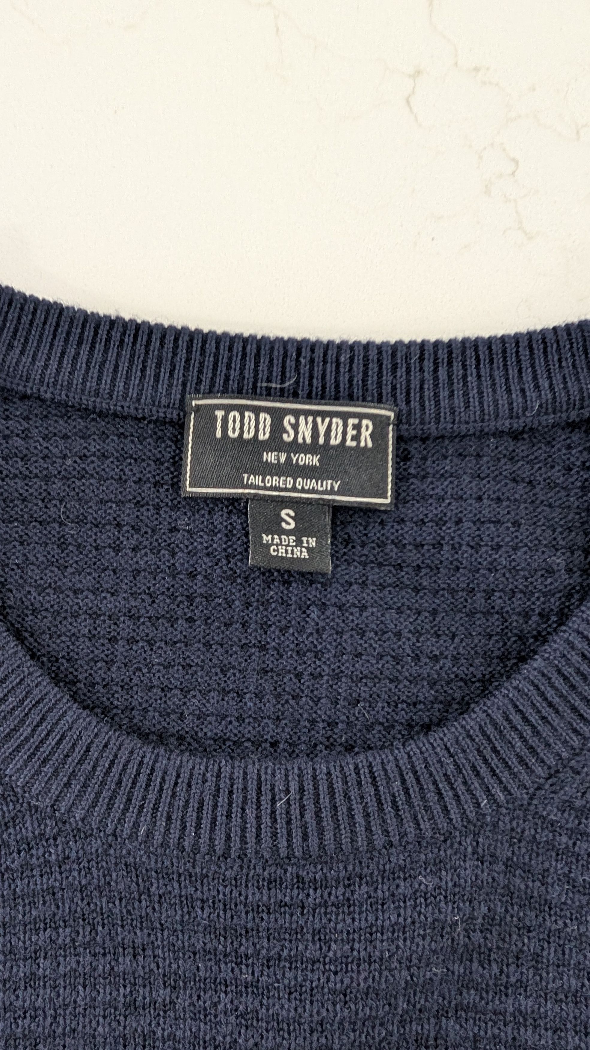 Todd Snyder ​Todd Snyder Stripe Waffle Merino Crew Sweater Thermal Size US S / EU 44-46 / 1 - 4 Thumbnail