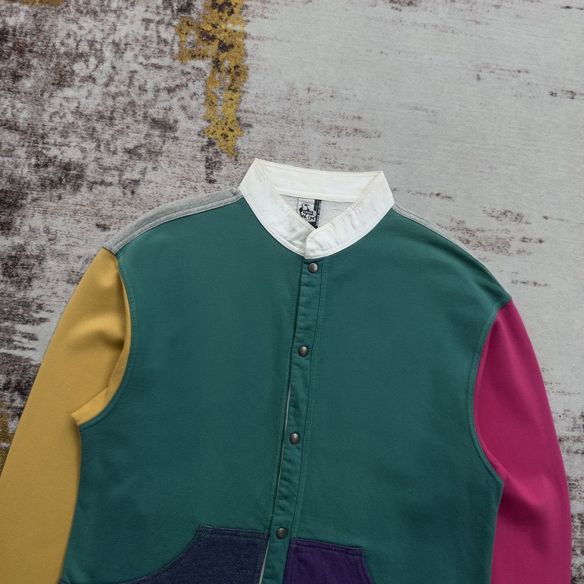 Chums CHUMS COLORBLOCK SNAP BUTTON COLLAR SWEATSHIRT Size US M / EU 48-50 / 2 - 5 Thumbnail