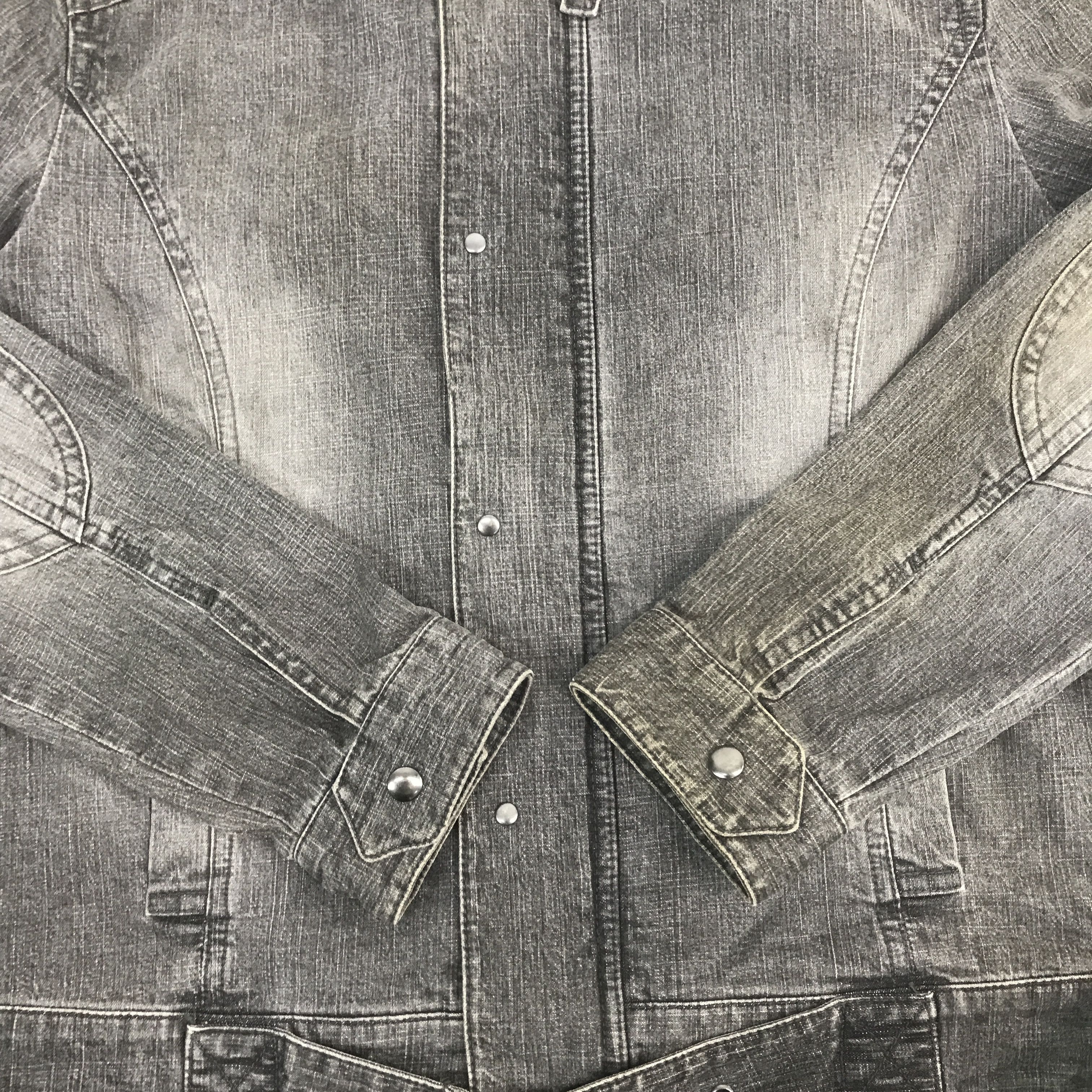 Japanese Brand × Vintage Vintage Vent De mer black Denim faded Jacket Size US M / EU 48-50 / 2 - 7 Thumbnail