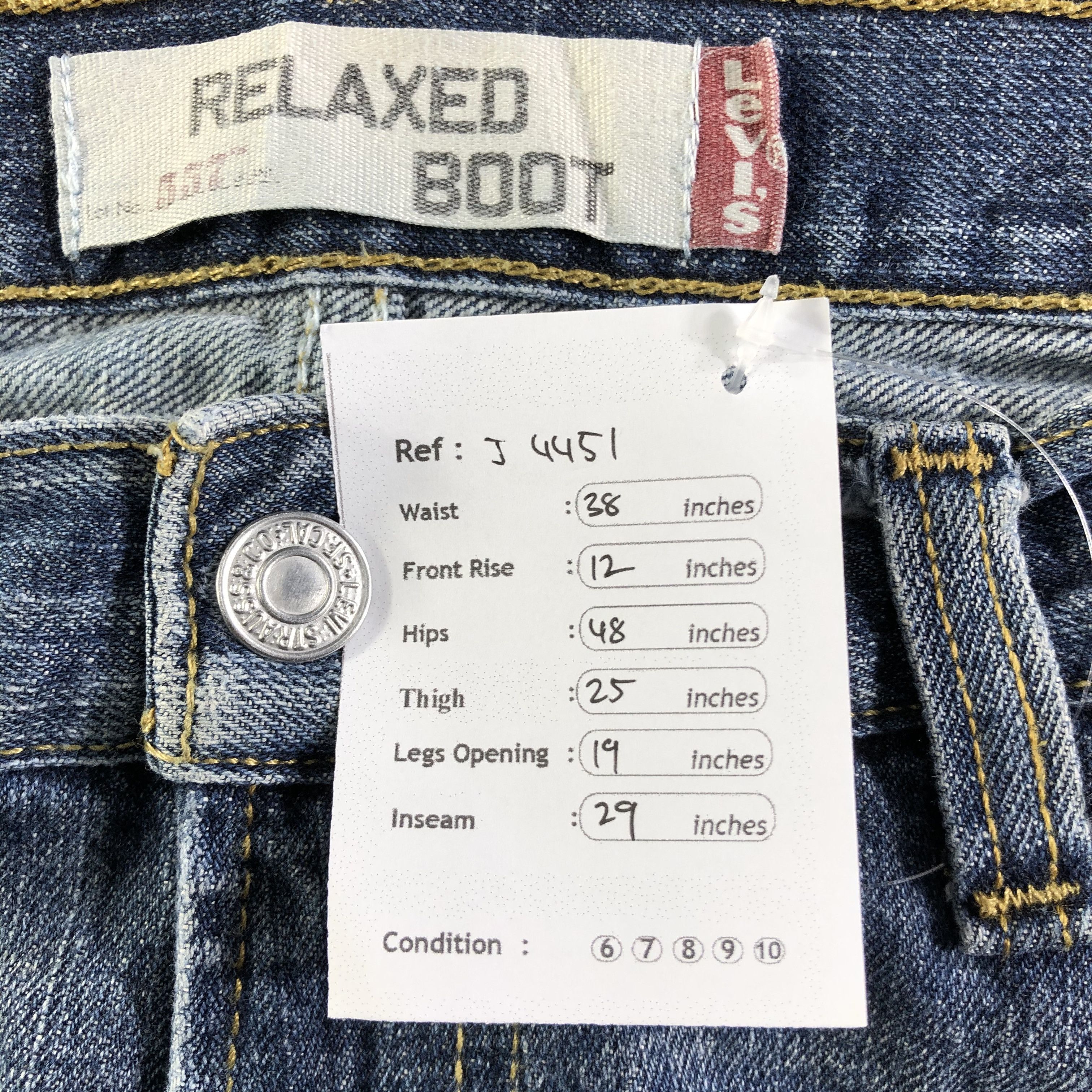 Levi's Vintage Blue Wash Levis 557 Flare Jeans-J4451 Size US 38 / EU 54 - 12 Thumbnail