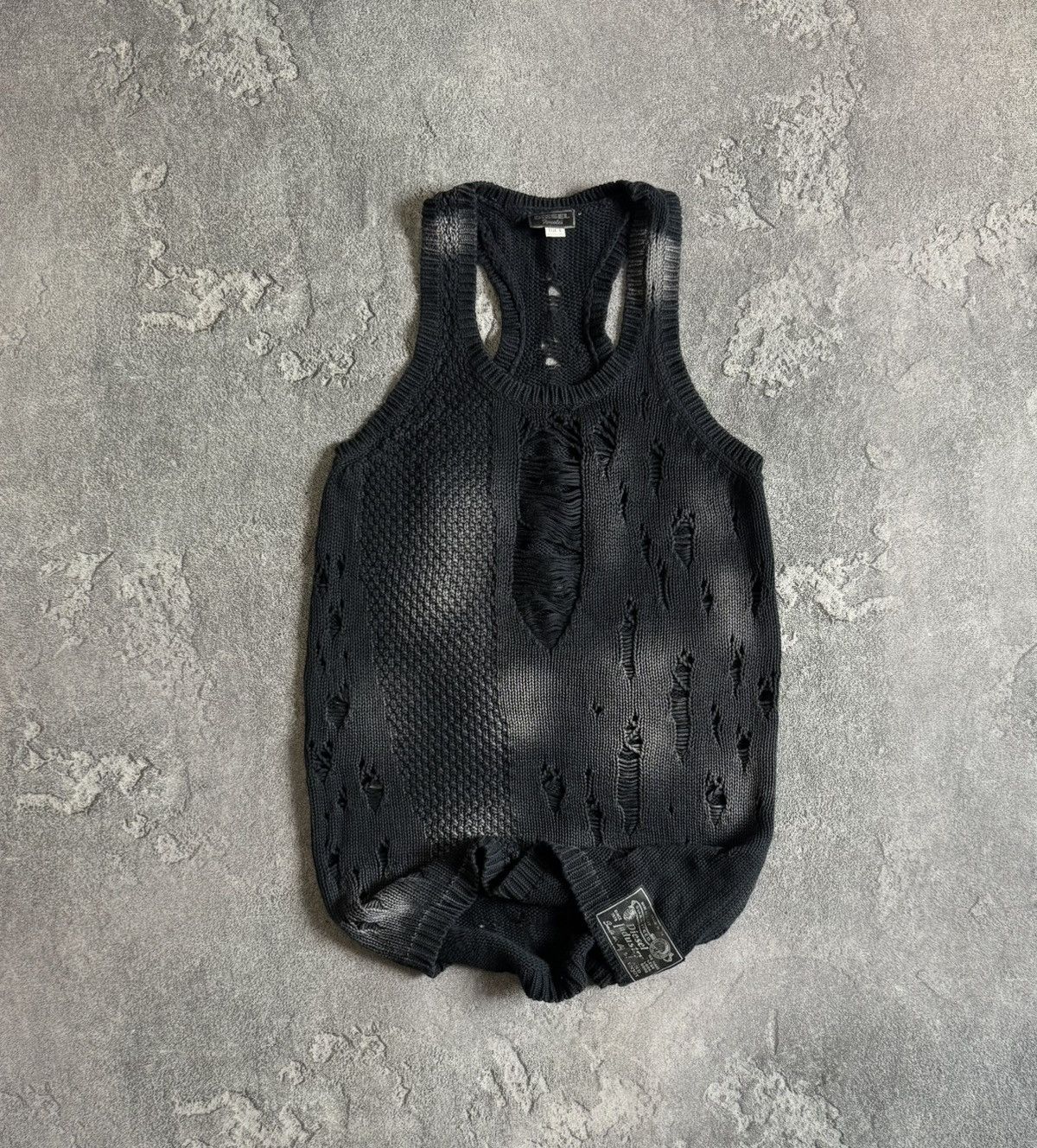 Diesel × Japanese Brand Diesel S distressed style dress Avantgarde tank sleeveless Size S / US 4 / IT 40 - 1 Thumbnail