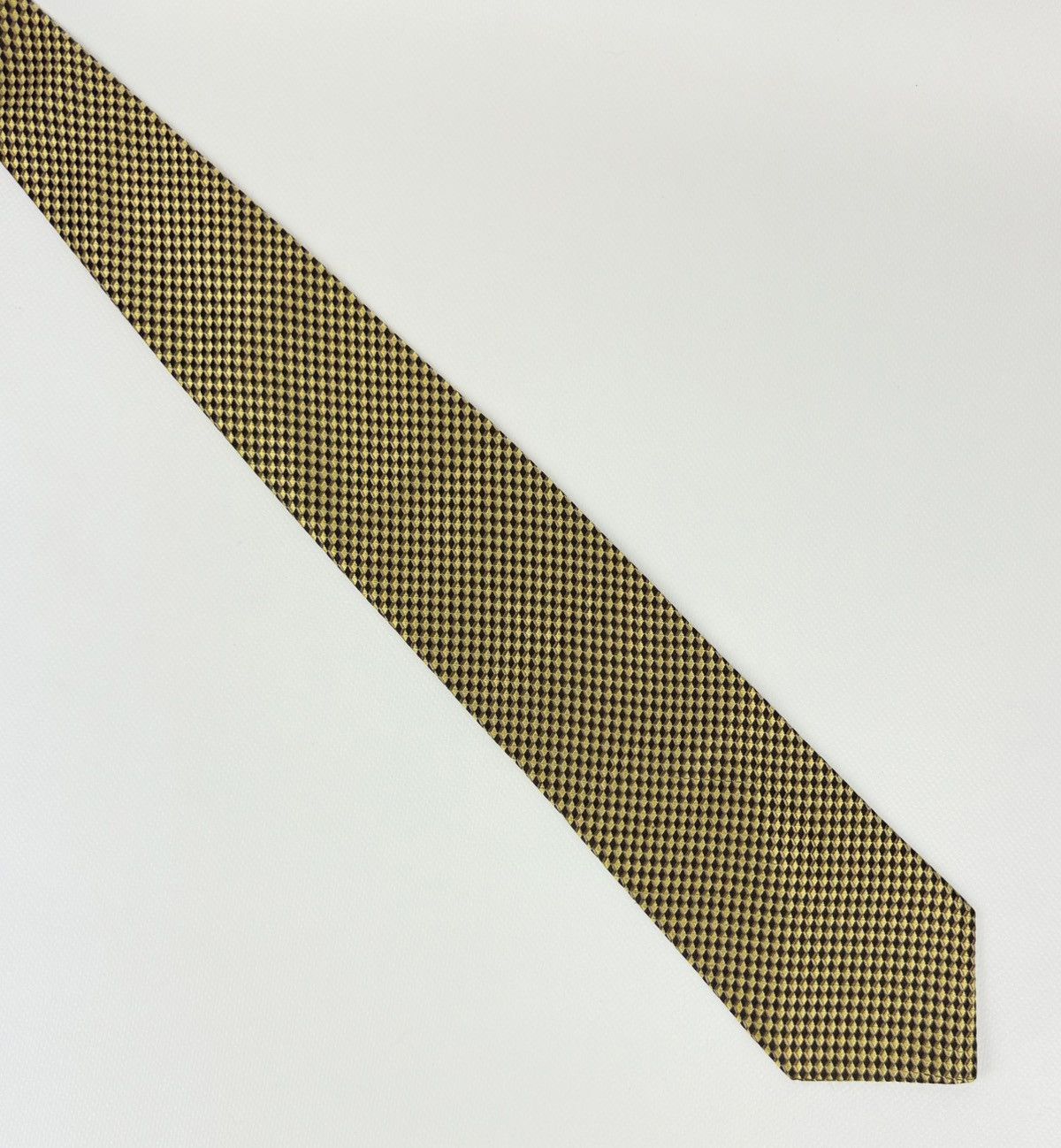 Canali Canali Italy 100% silk Tie Necktie for Men Yellow Top Luxury Size ONE SIZE - 6 Thumbnail