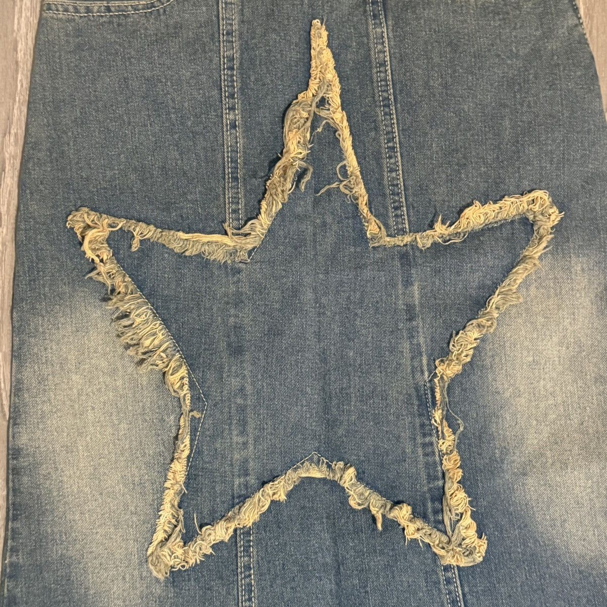 Other Denim Skirt with Star Design Size 26" / US 2 / IT 38 - 5 Thumbnail