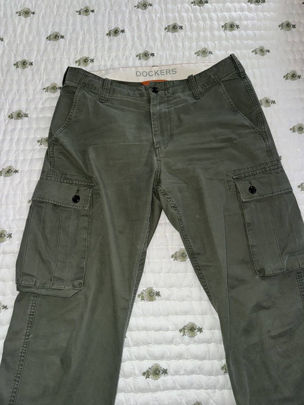 Dockers Dockers Green Cargo Pants Size US 30 / EU 46 - 2 Thumbnail