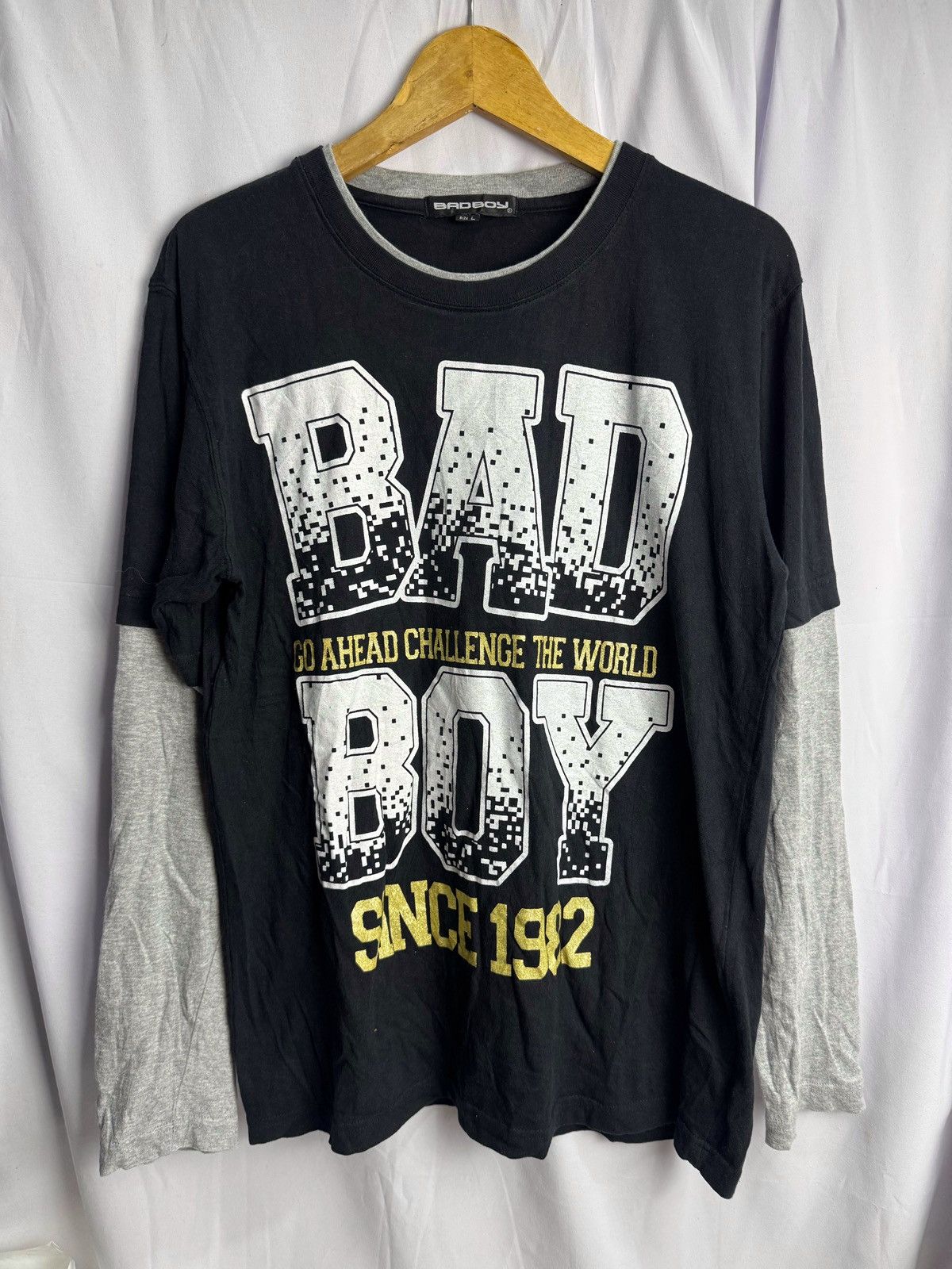 If Six Was Nine × Japanese Brand × Le Grande Bleu (L.G.B.) 2000s Double Layers Badboy Japanese Long Sleeve Size US L / EU 52-54 / 3 - 1 Thumbnail