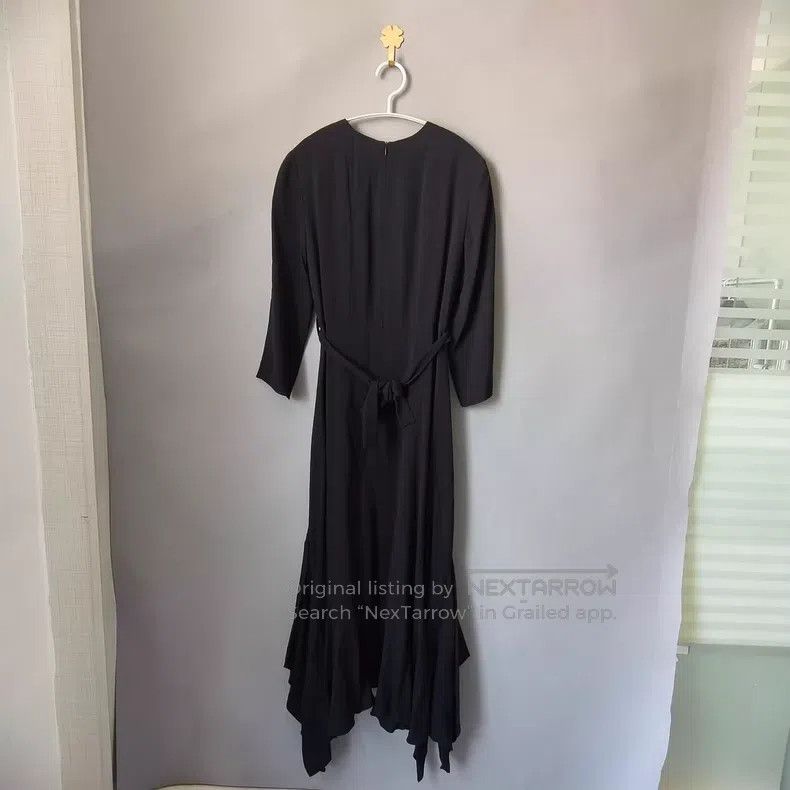 Hermes Hermes Black Lock Chain Tie Dye Asymmetrical Dress Size XXS / US 00 / IT 34 - 2 Thumbnail
