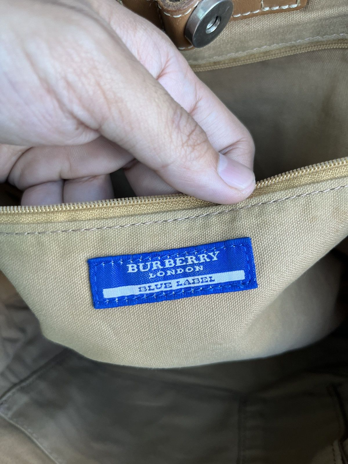 Burberry Blue Label Nova Check Tote Bag Size ONE SIZE - 9 Thumbnail