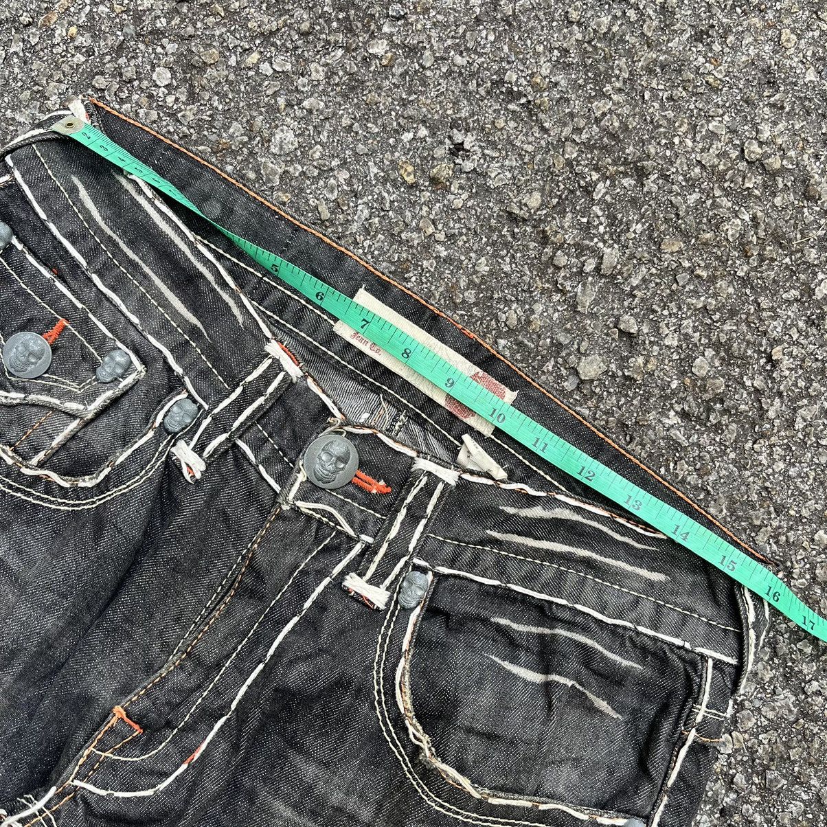 Japanese Brand Laguna Beach Jeans Fat Stitch Rare Skulls Pants Vintage Y2K Size US 32 / EU 48 - 6 Thumbnail