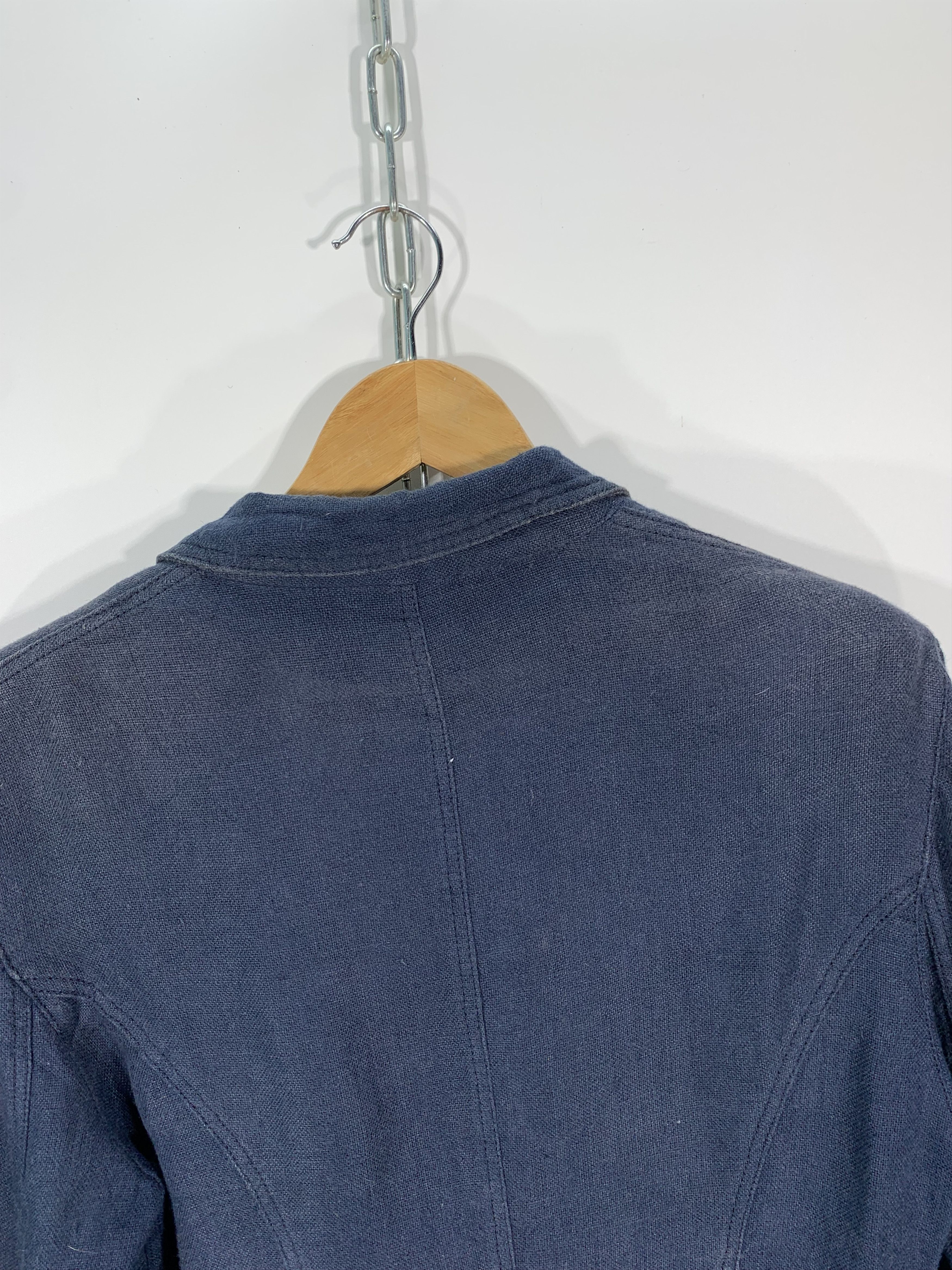 Giorgio Armani ⚡️Vintage Armani Jacket Faded Blue Size US S / EU 44-46 / 1 - 10 Thumbnail